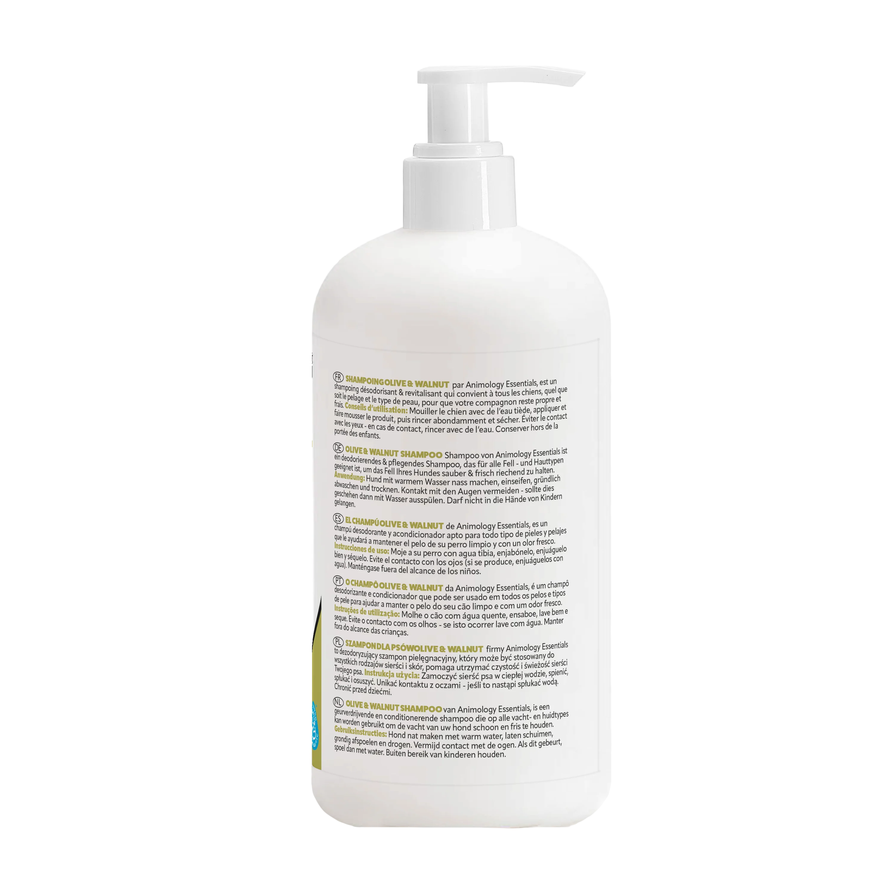 Animology Essentials Olive & Walnut Shampoo (250ml/500ml) - Image 5