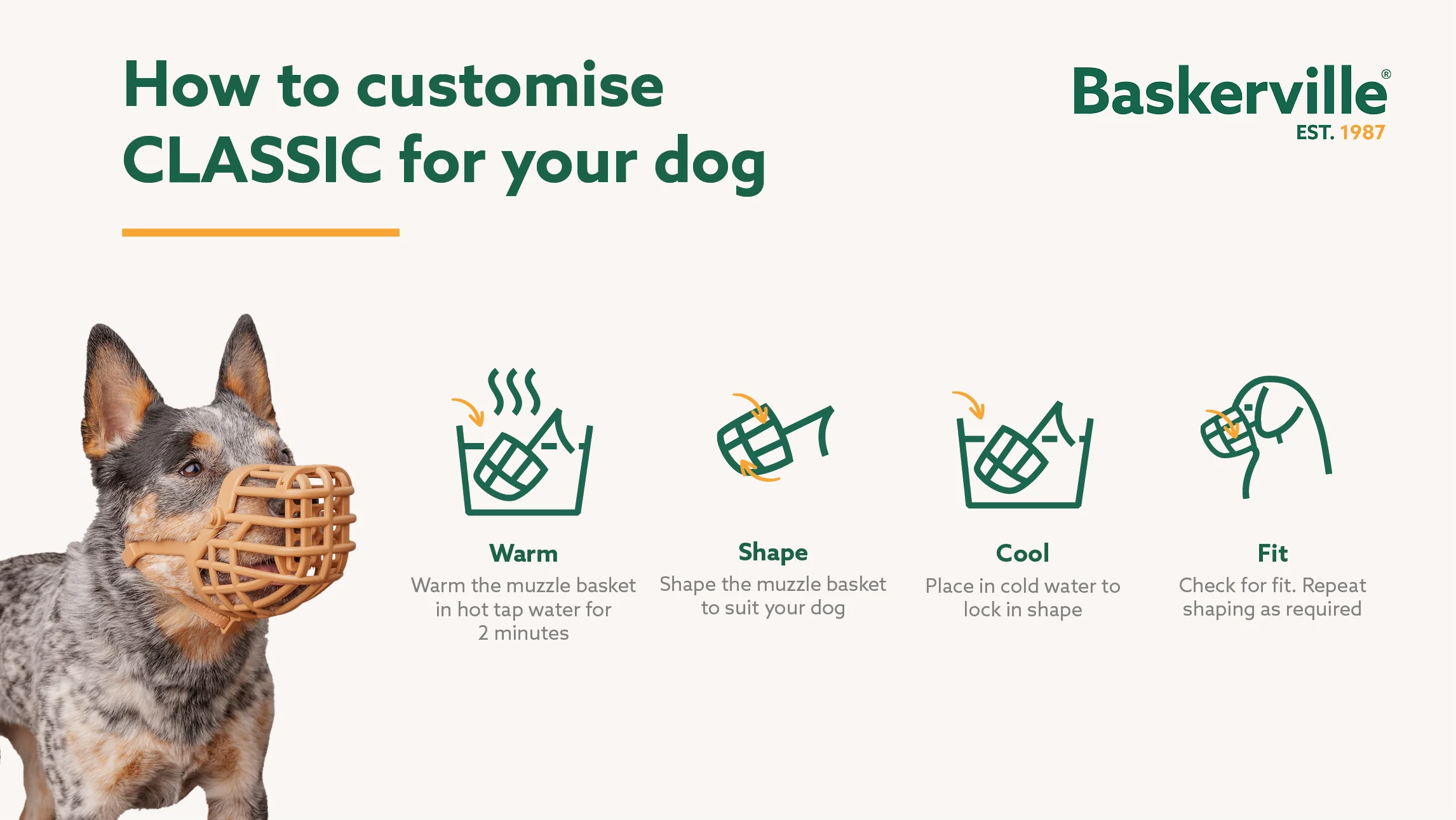 Baskerville Classic Basket Dog Muzzle (10 sizes) - Image 10
