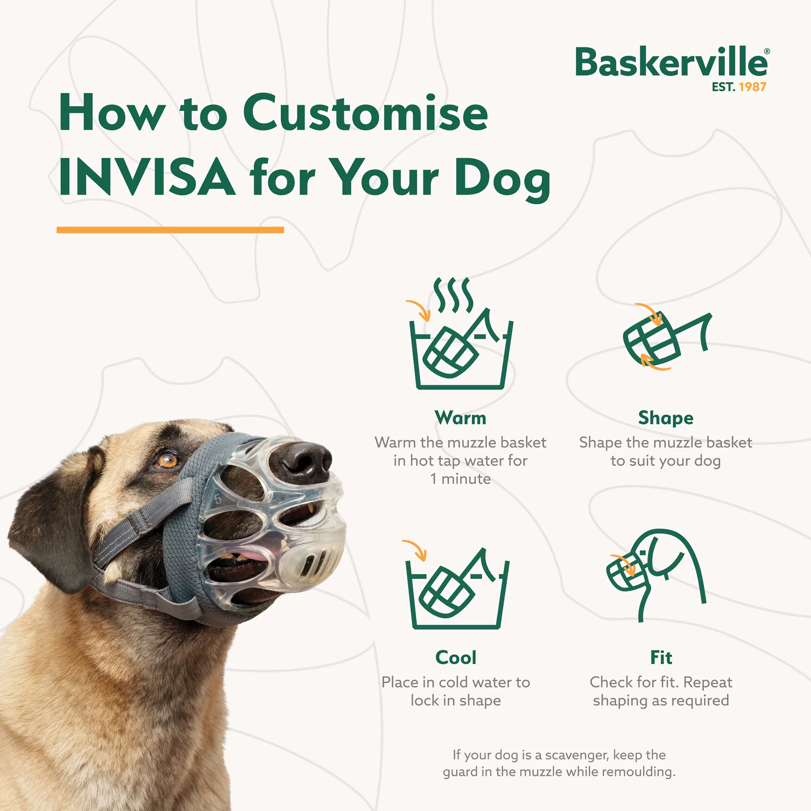 Baskerville INVISA Muzzle (6 sizes) - Image 3