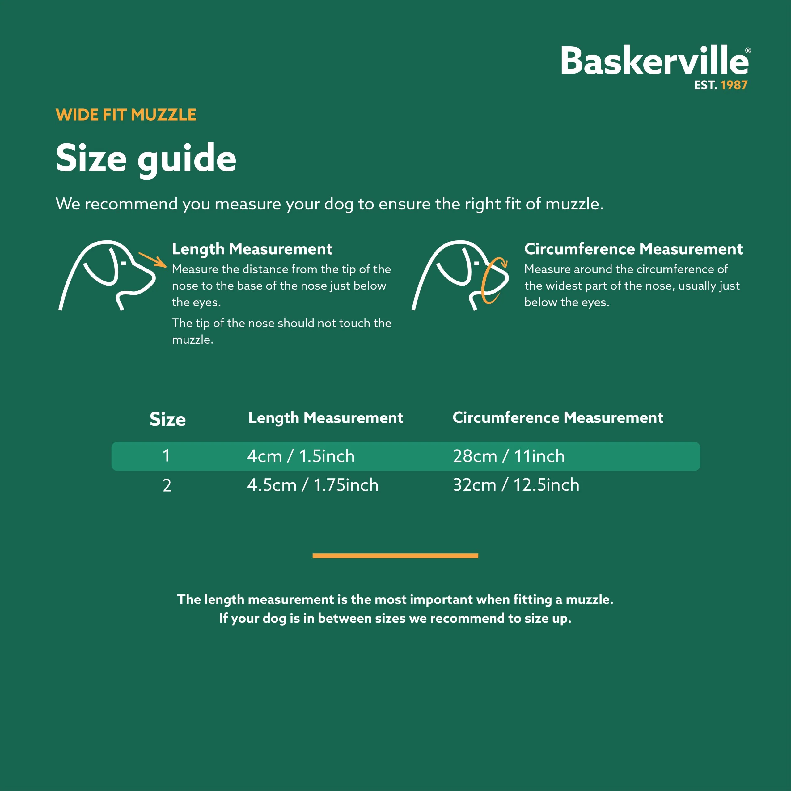 Baskerville Wide Fit Muzzle (2 sizes) - Image 2
