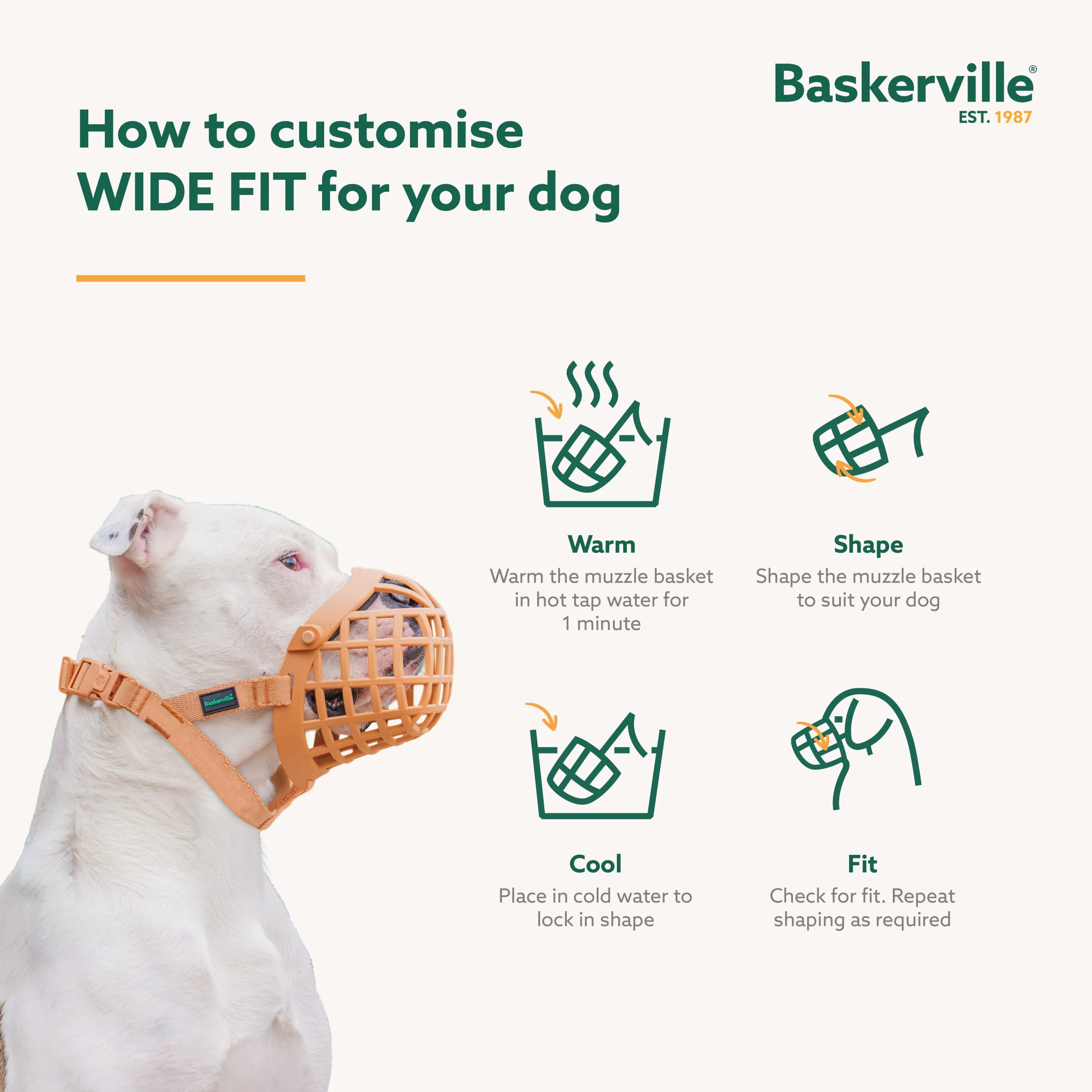 Baskerville Wide Fit Muzzle (2 sizes) - Image 5