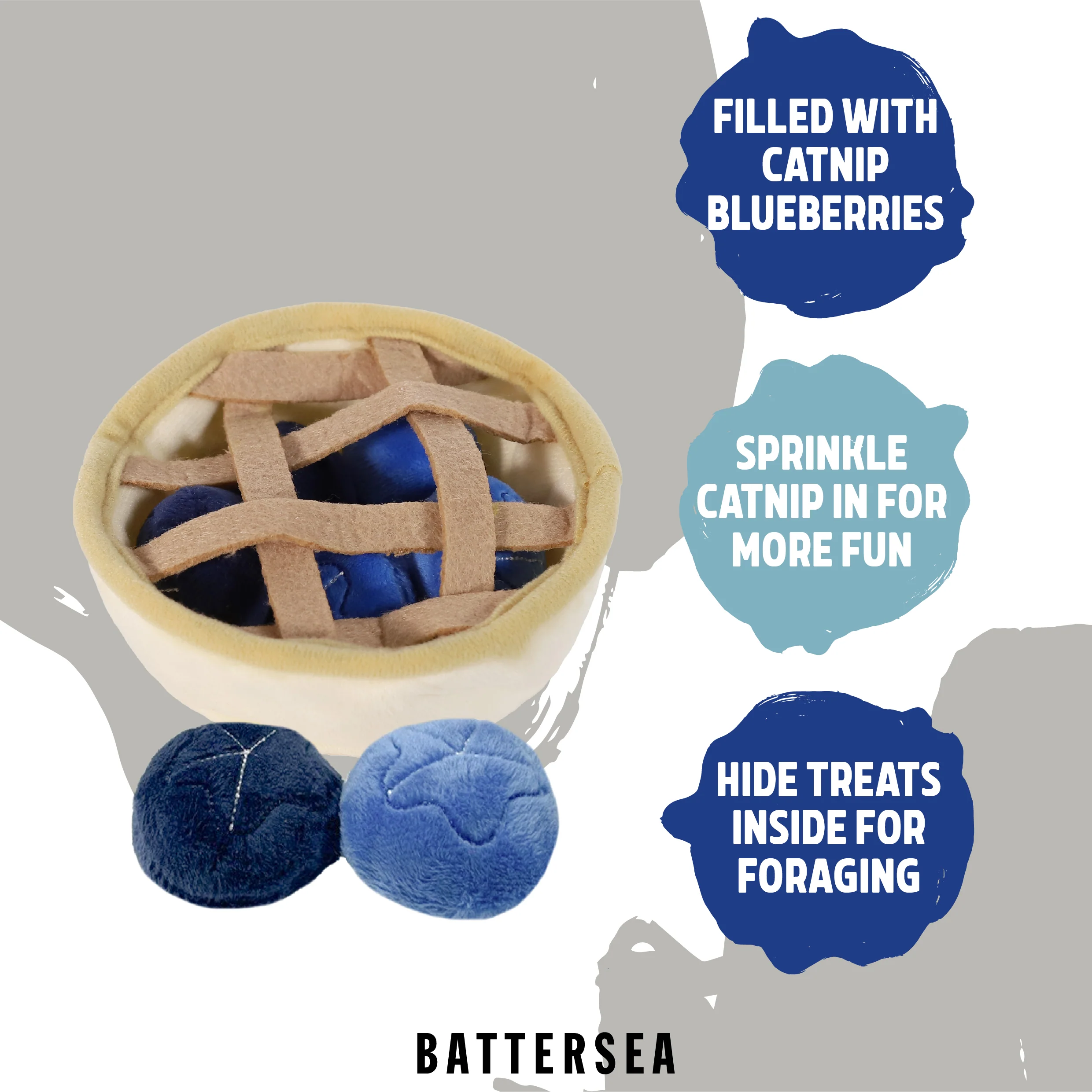 Battersea Blueberry Snuffle Pie Cat Toy - Image 2