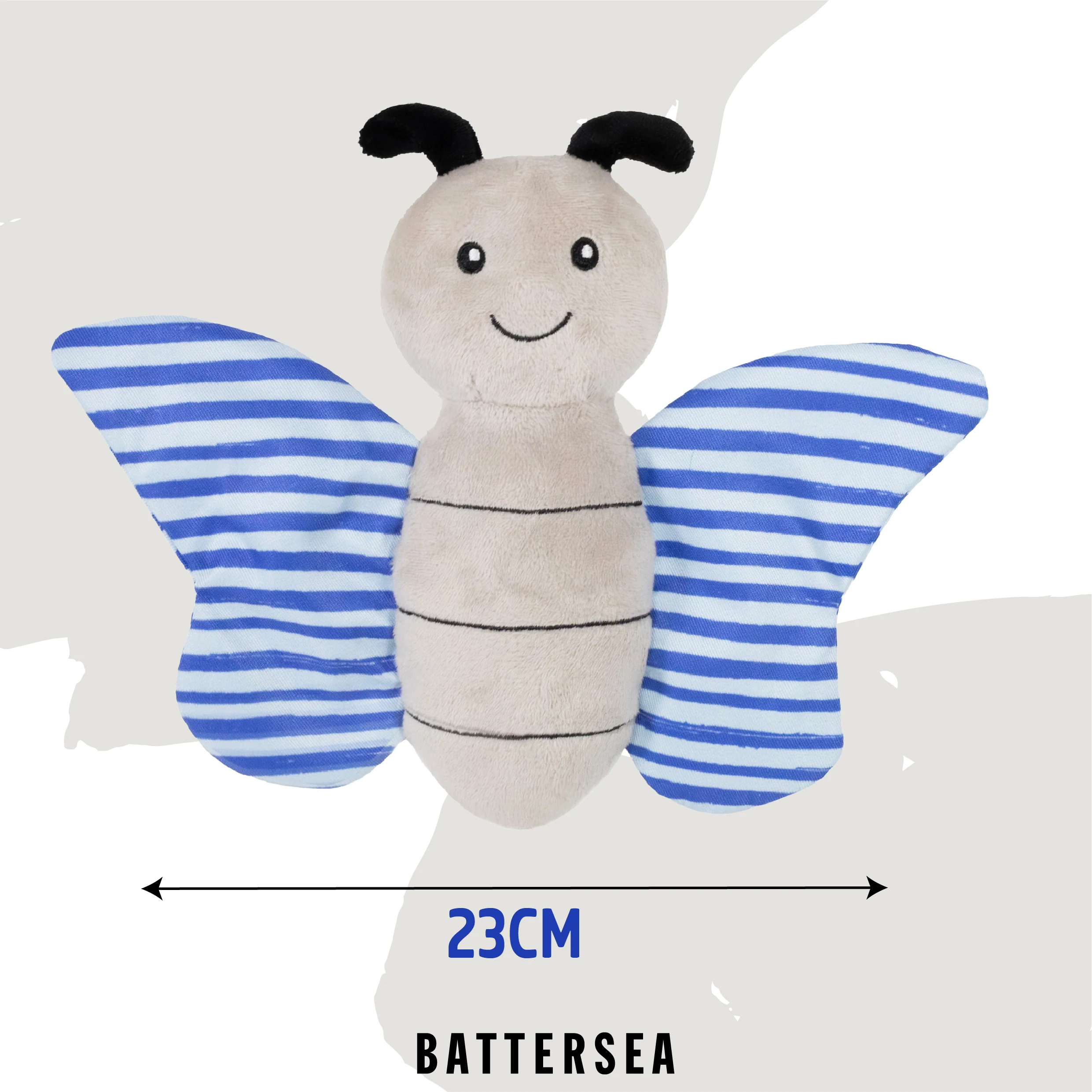 Battersea Crinkle Butterfly Dog Toy - Image 3