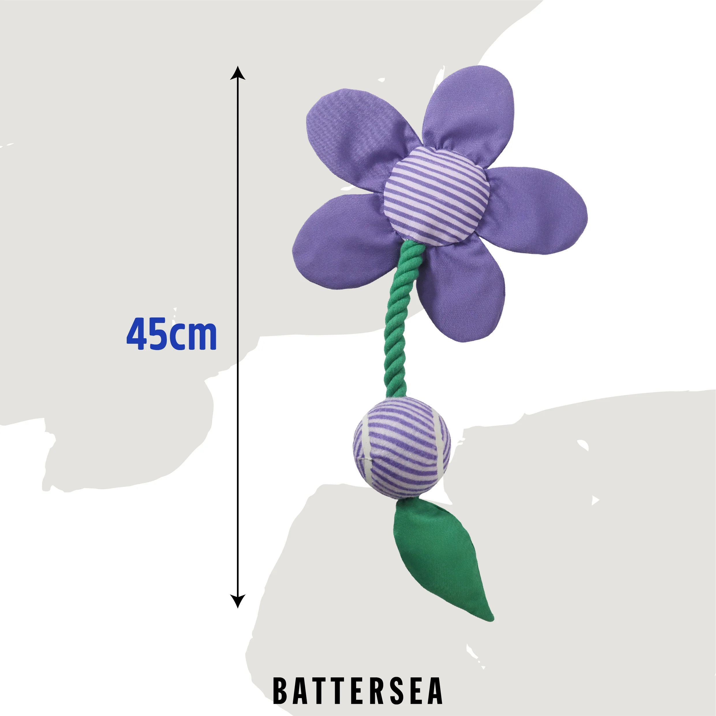 Battersea Flower Tug Dog Toy - Image 3