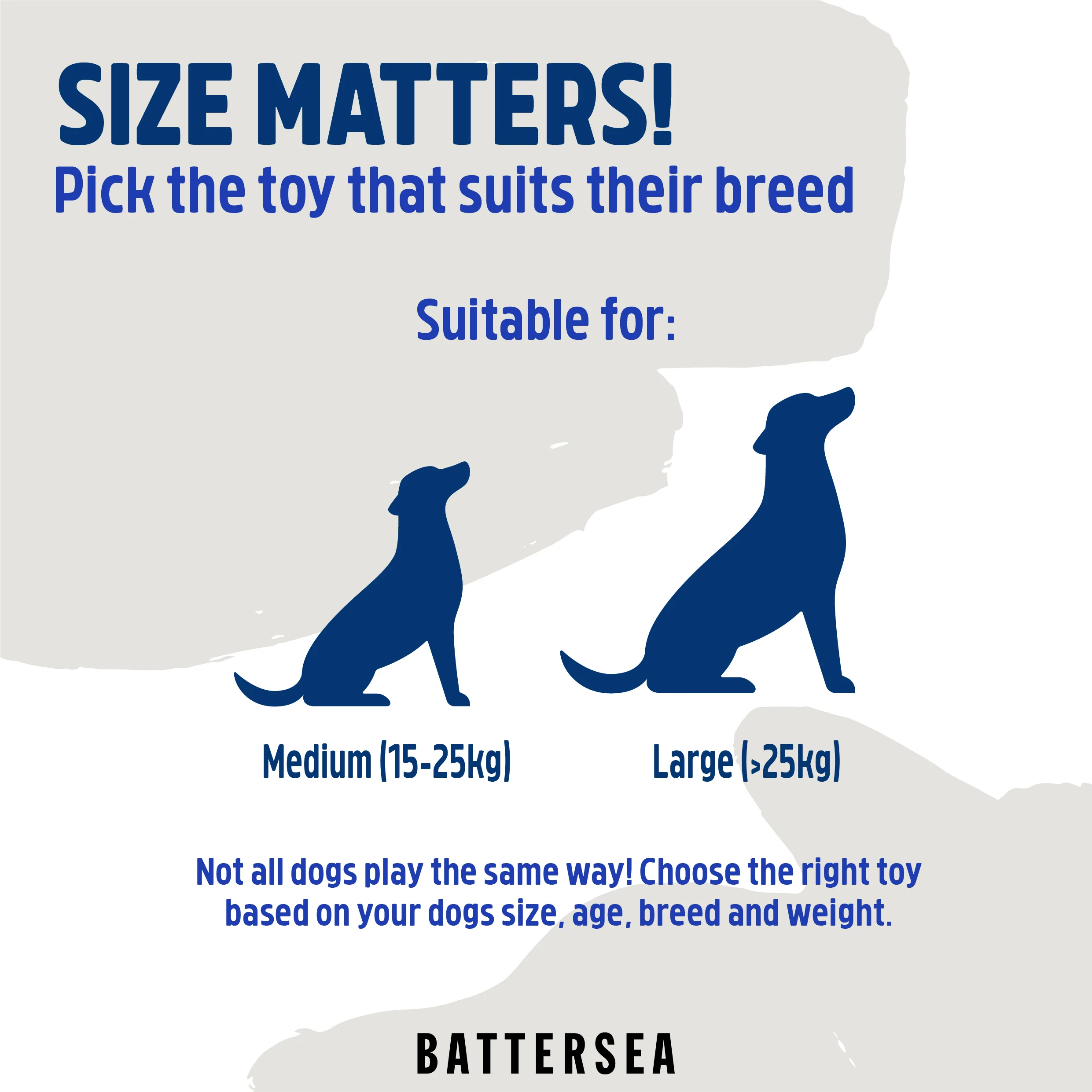 Battersea Rope & Rubber Tug Dog Toy - Image 7