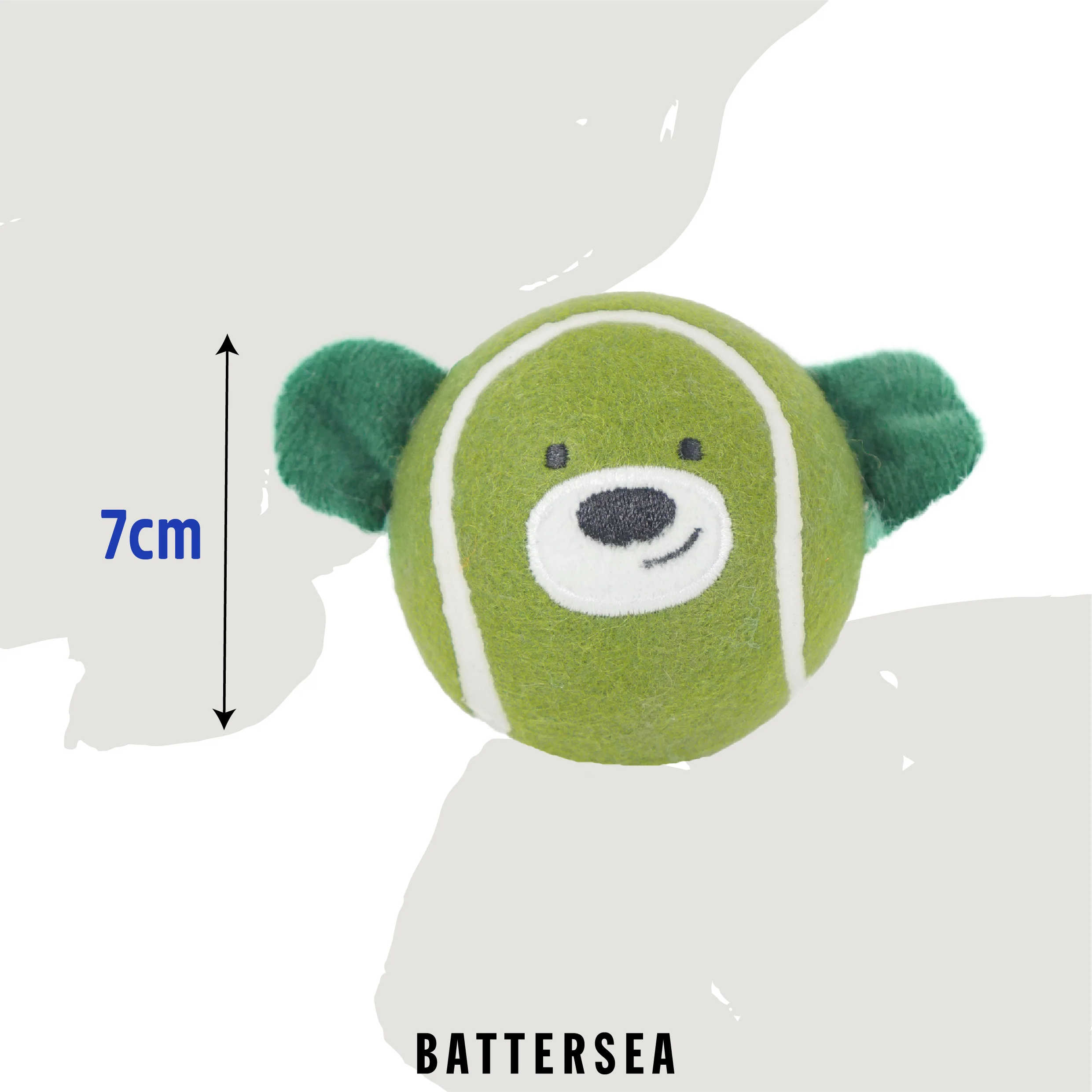 Battersea Rubber Ball Animals Dog Toy 2pc - Image 8