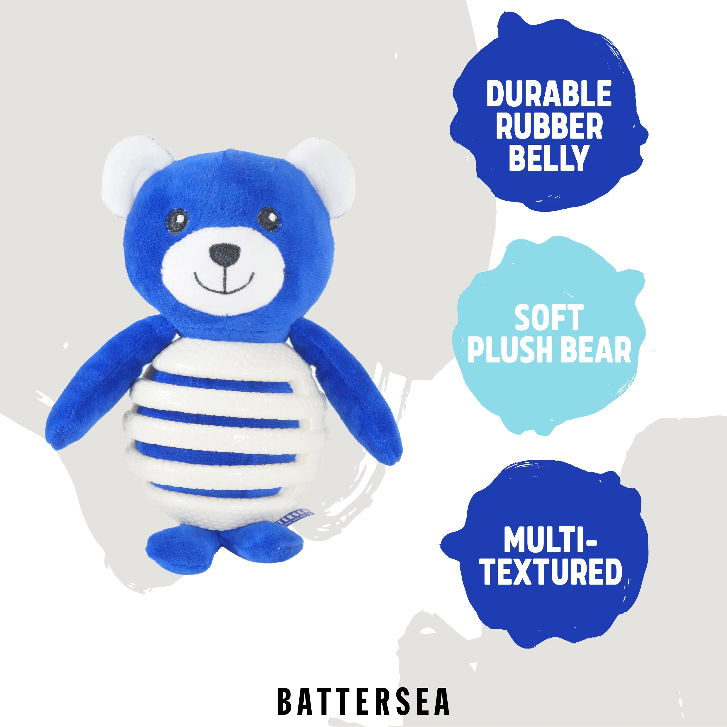Battersea Rubber Belly Bear Dog Toy - Image 6