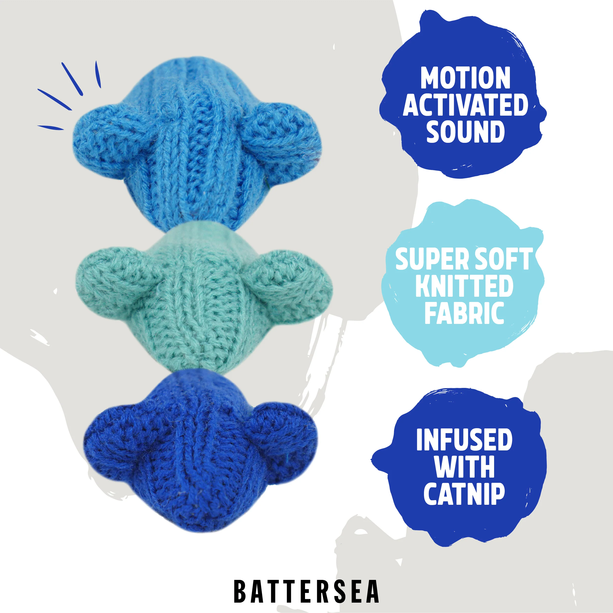 Battersea Tune Chaser Mice Cat Toy 3pc - Image 11