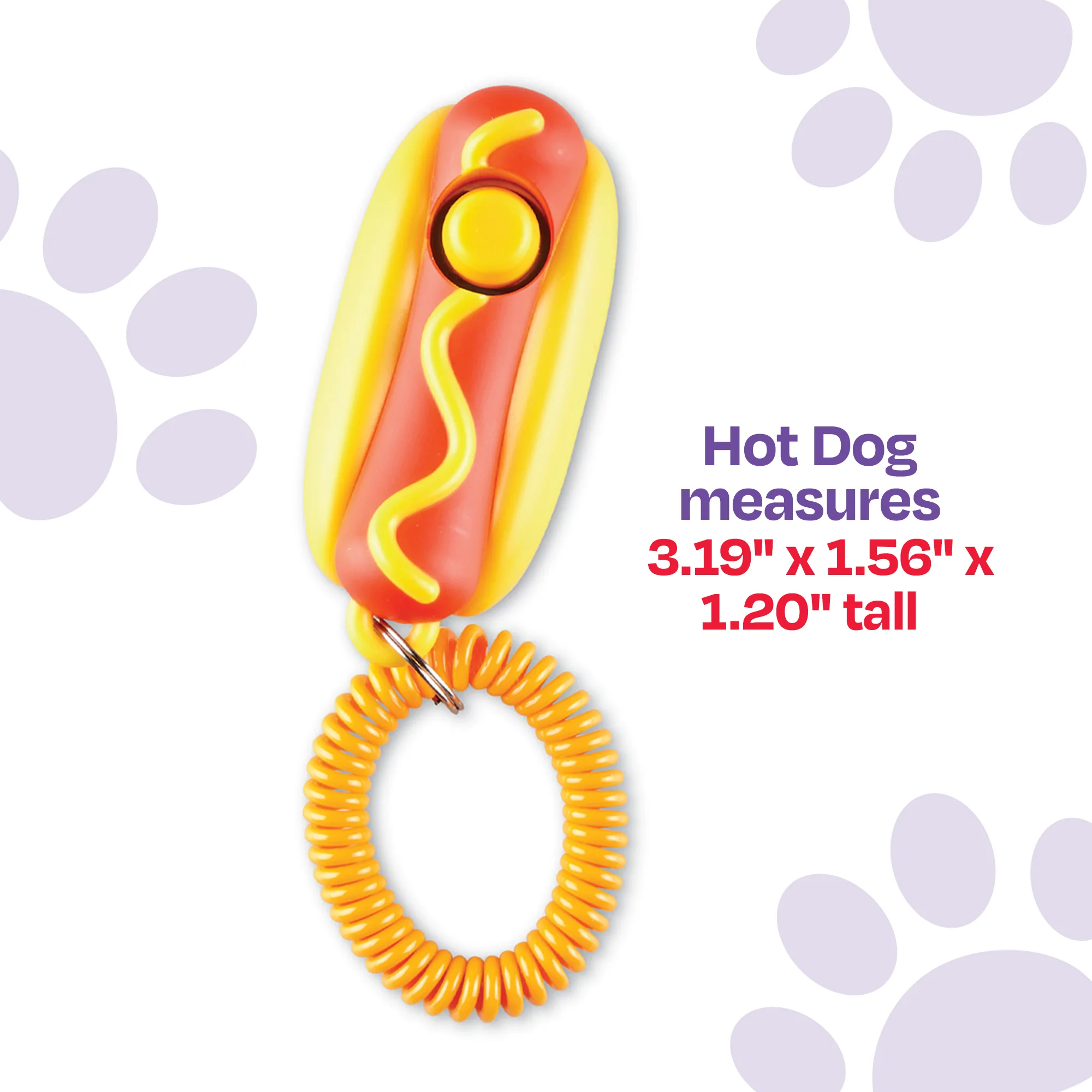 Brightkins Smarty Pooch Training Clicker - Hot Dog - Image 10