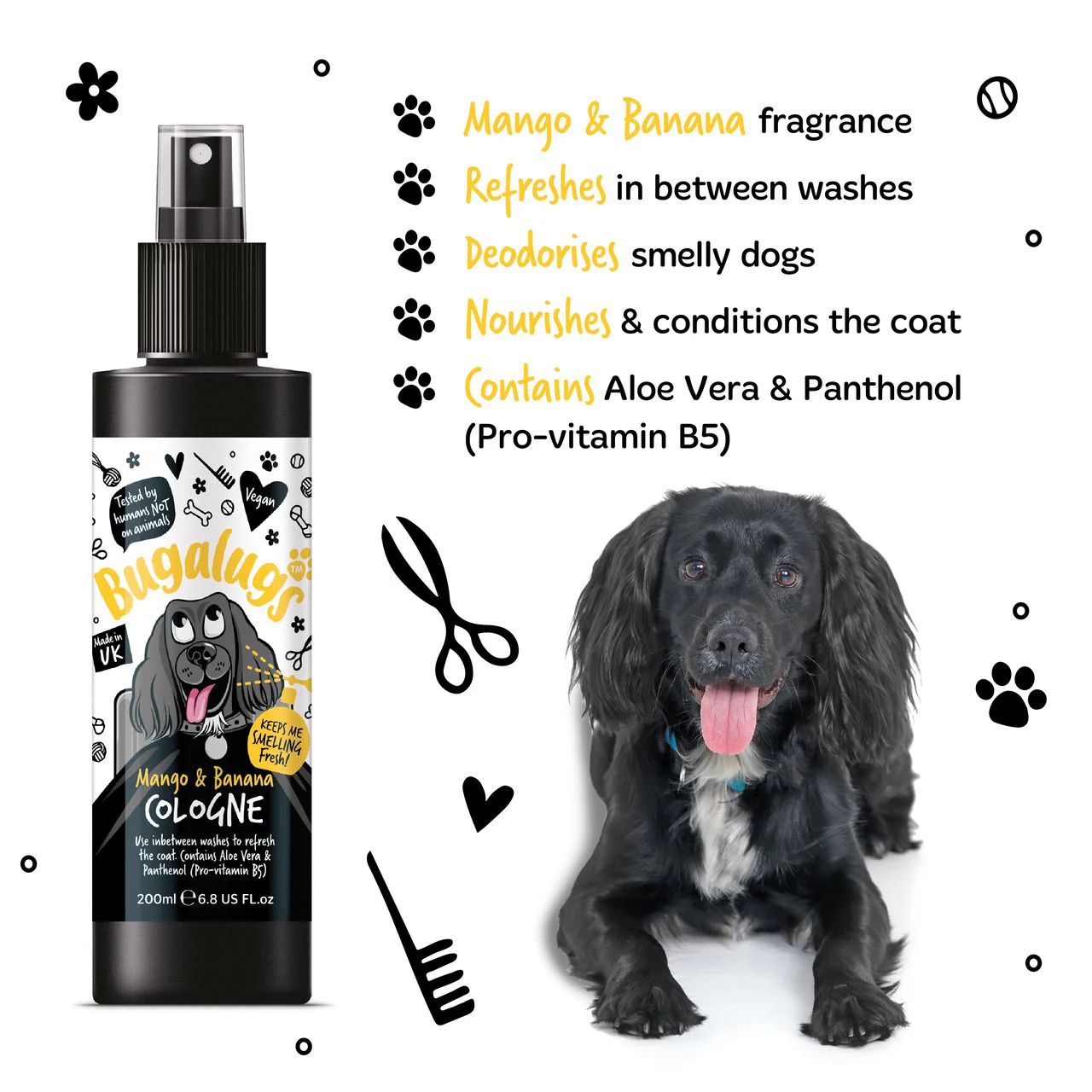 Bugalugs Mango & Banana Dog Cologne - Image 4