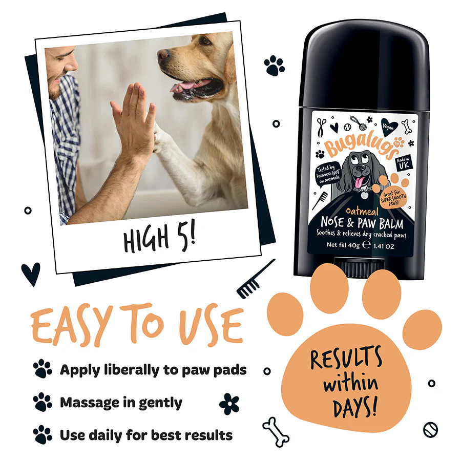 Bugalugs Oatmeal Paw & Nose Balm Stick for Dogs - Image 3