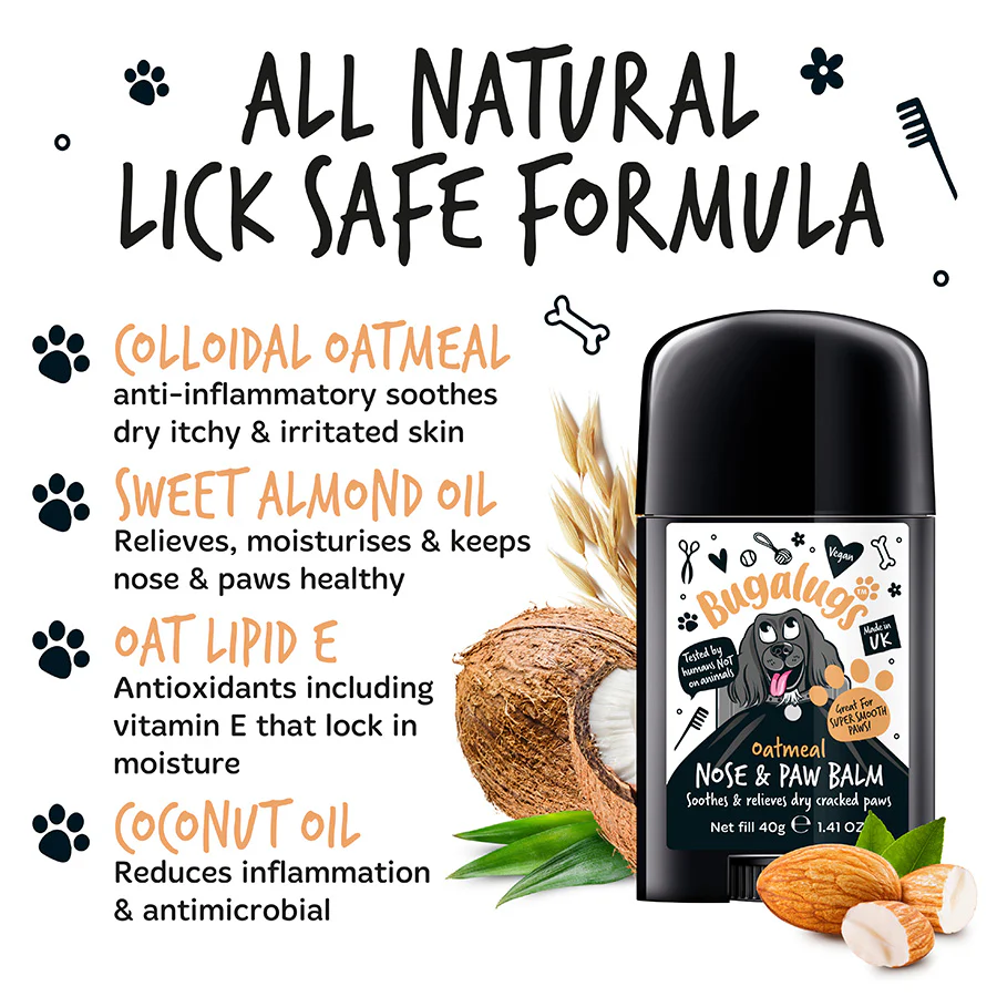 Bugalugs Oatmeal Paw & Nose Balm Stick for Dogs - Image 4