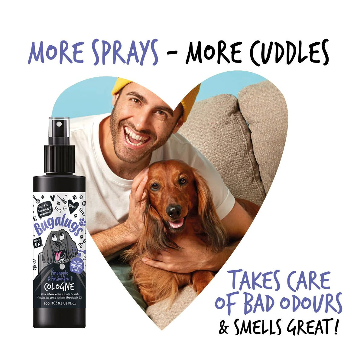 Bugalugs Pineapple & Passionfruit Dog Cologne - Image 6