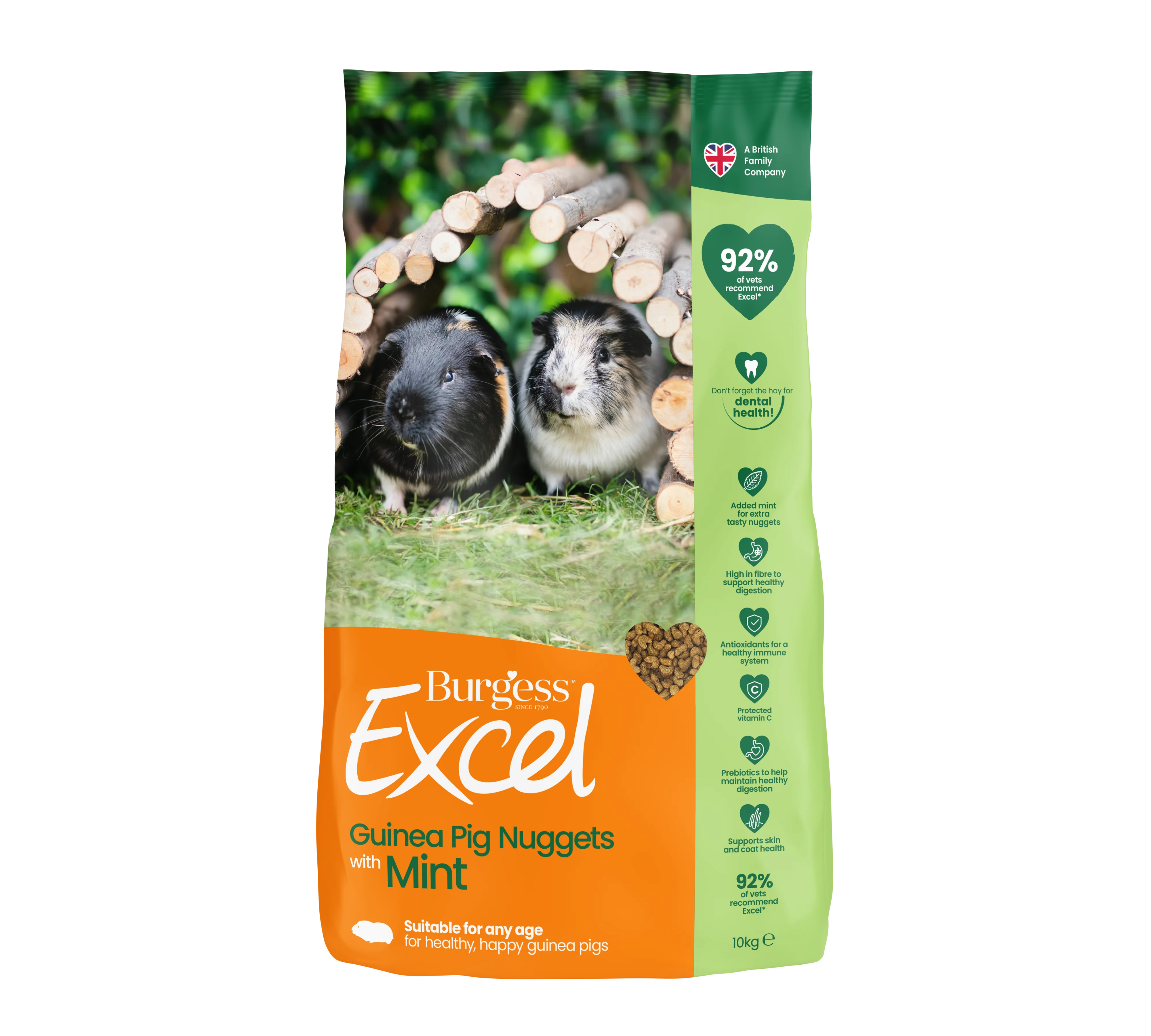 Burgess Excel Guinea Pig Nuggets with Mint - Image 3
