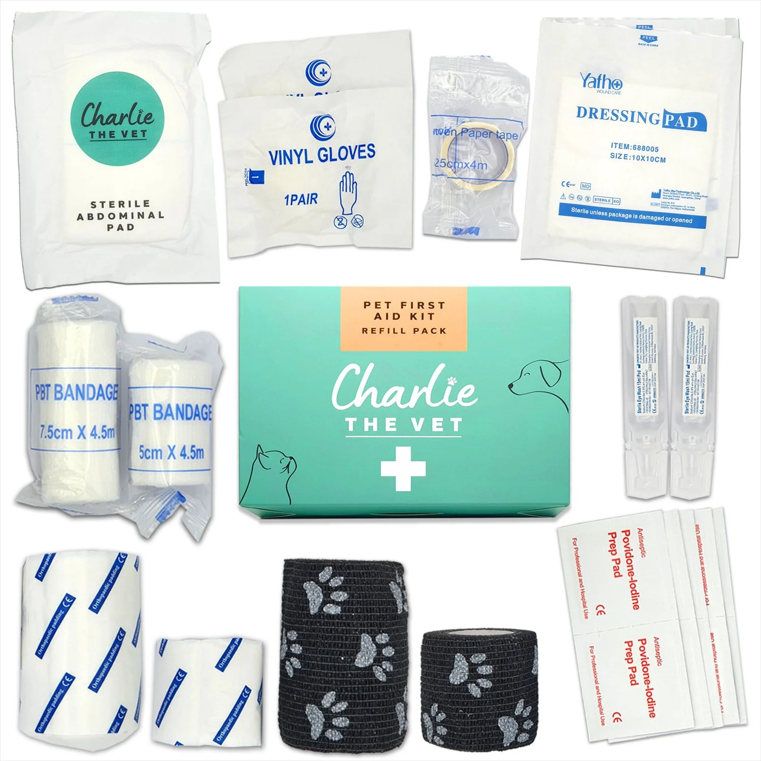 Charlie The Vet First Aid Kit Refill Pack - Image 3