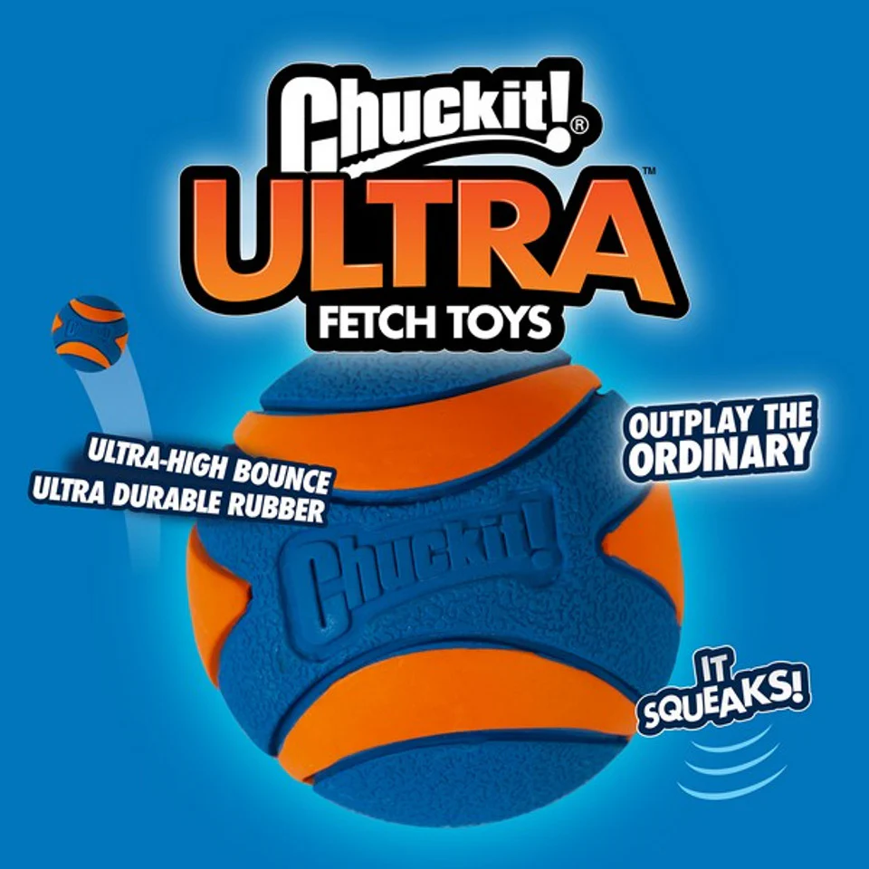 Chuckit! Ultra Squeaker Ball Med (2Pk) - Image 6