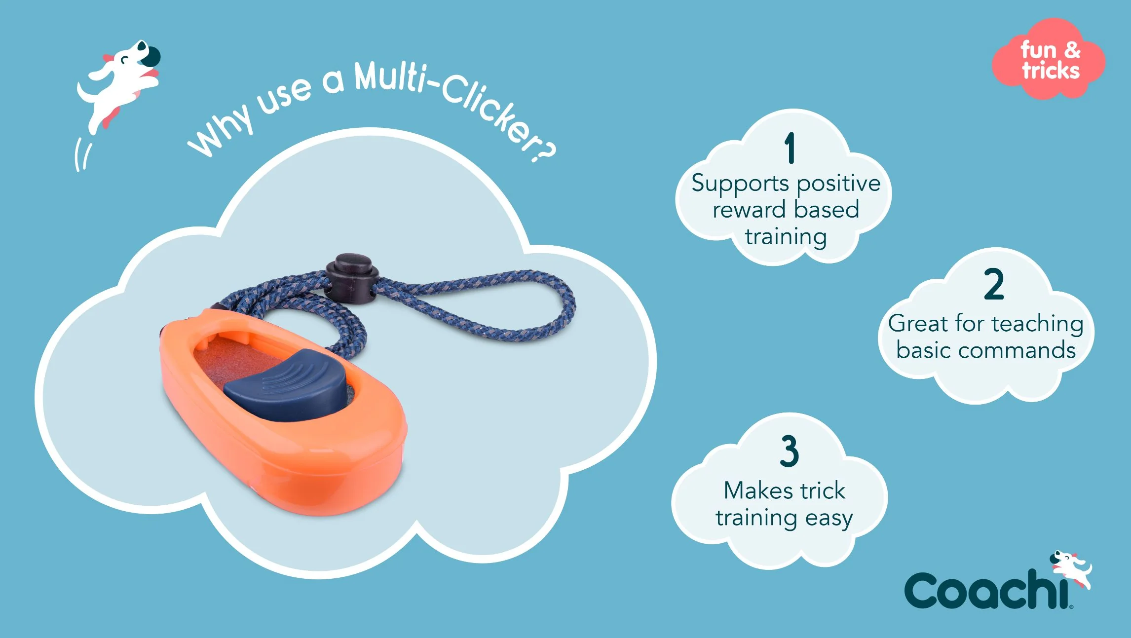 Coachi Multi-Clicker (Navy or Coral) - Image 5