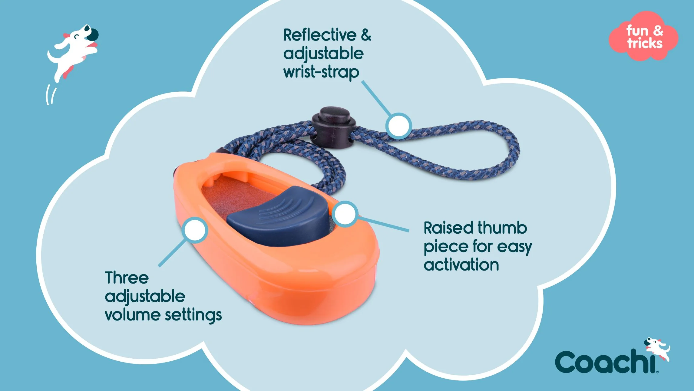 Coachi Multi-Clicker (Navy or Coral) - Image 6