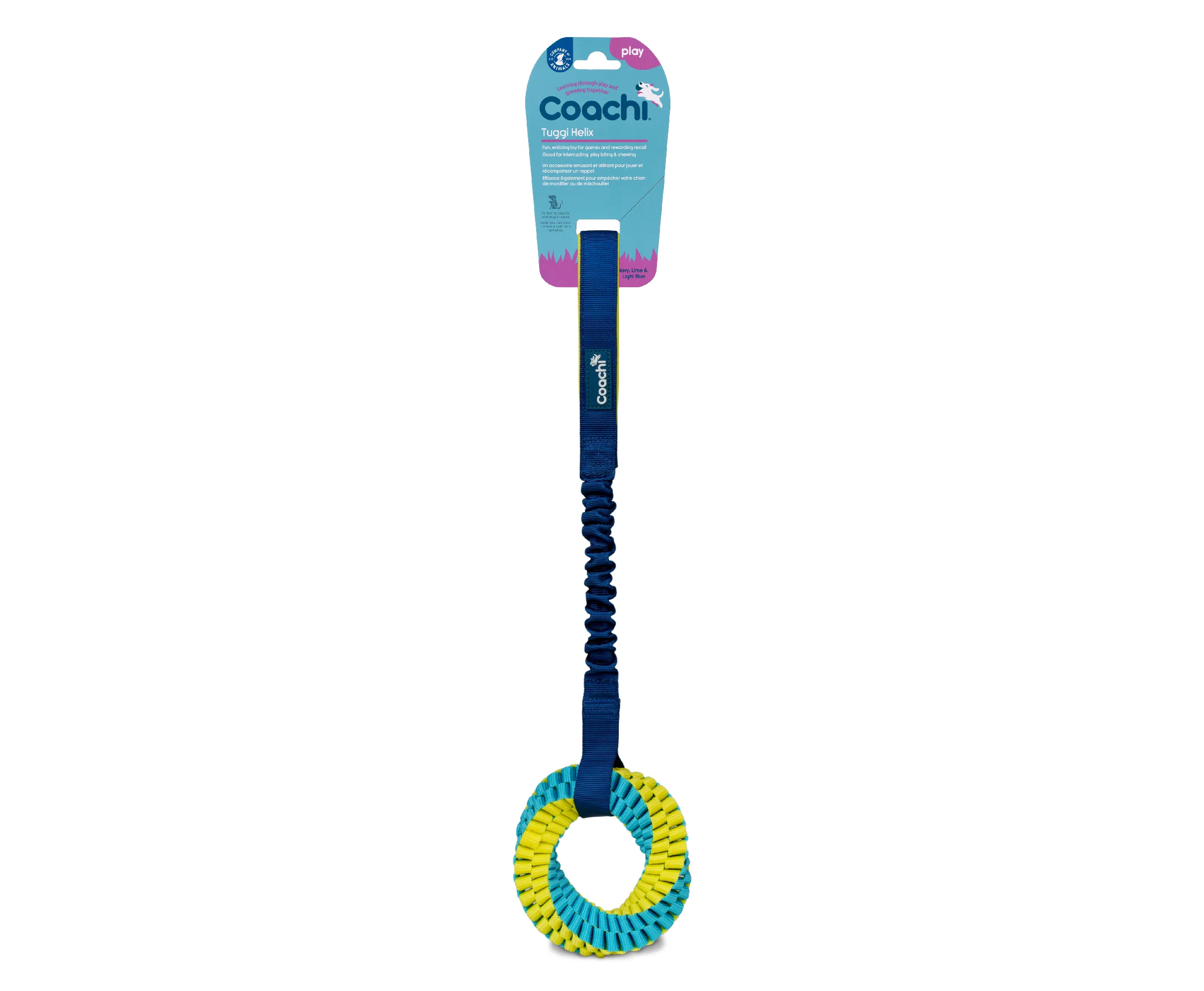 Coachi Tuggi Helix Navy Lime & Light Blue - Image 2