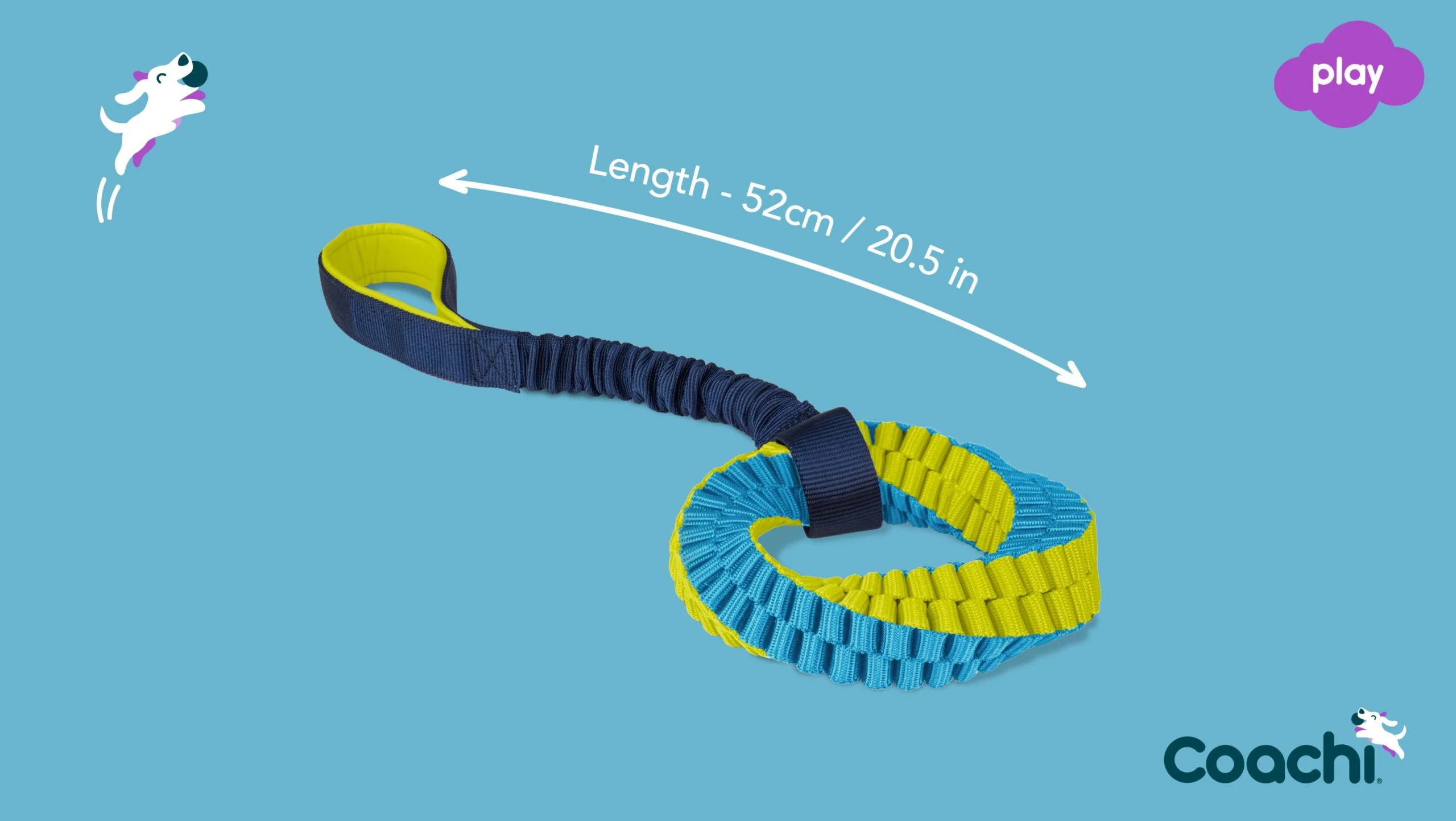 Coachi Tuggi Helix Navy Lime & Light Blue - Image 4