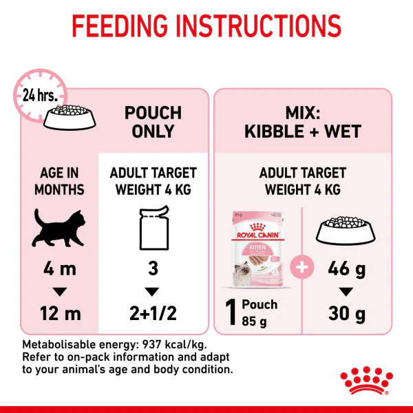 ROYAL CANIN FELINE HEALTH NUTRITION WET KITTEN Loaf in sauce - Image 5