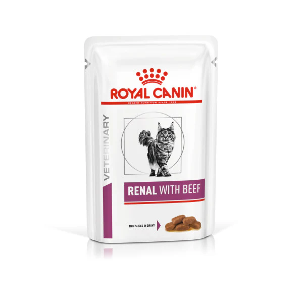 ROYAL CANIN® Veterinary Health Nutrition Renal with Beef 48s