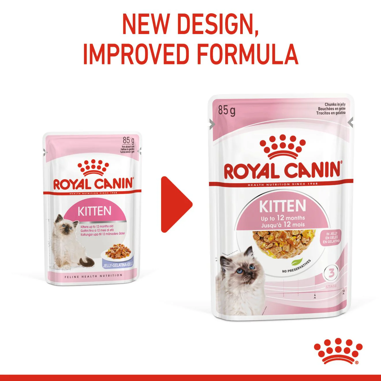 ROYAL CANIN® FELINE HEALTH NUTRITION WET KITTEN Chunks in jelly - Image 8