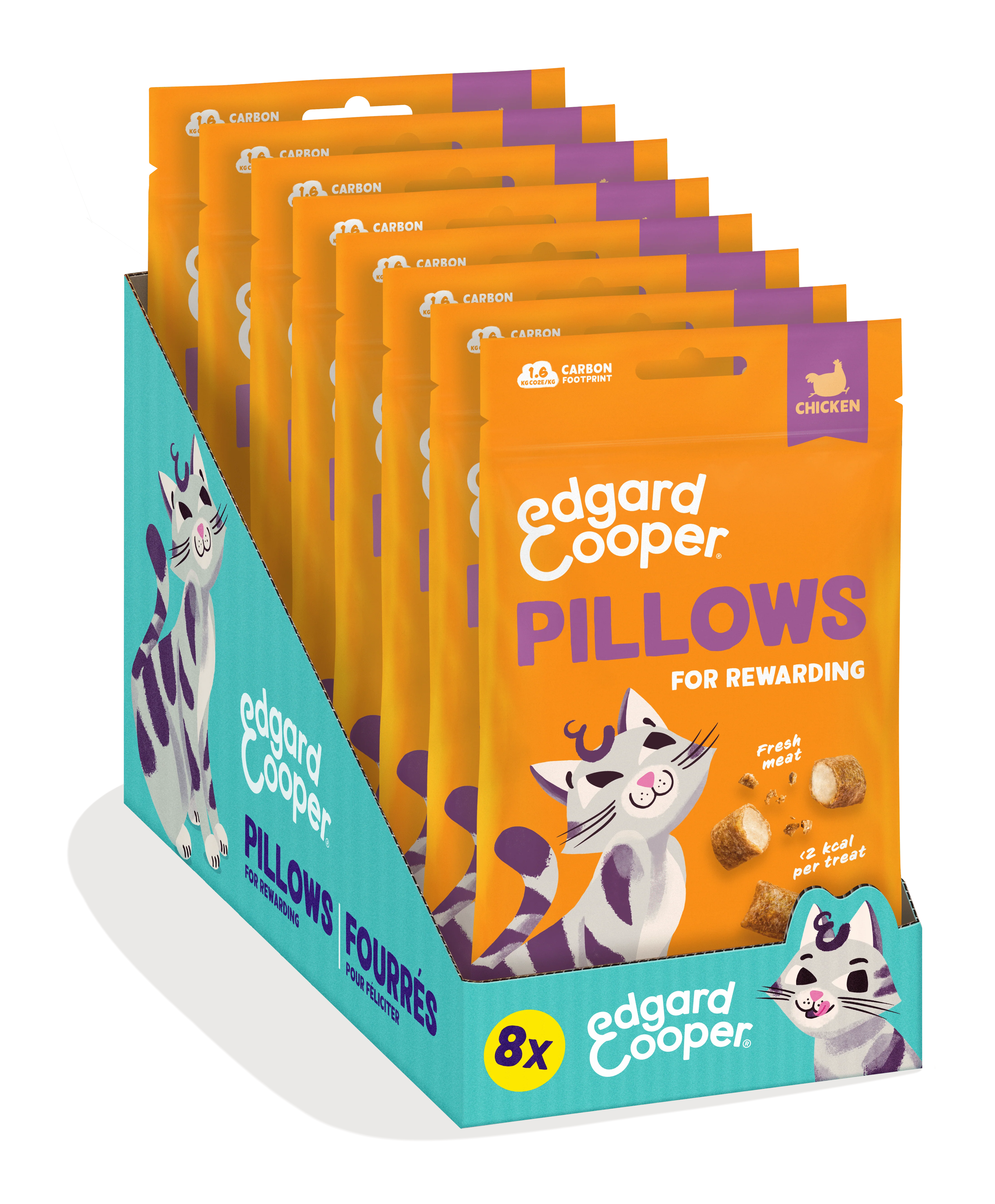 Edgard & Cooper Cat Chicken Pillows 60g - Image 4