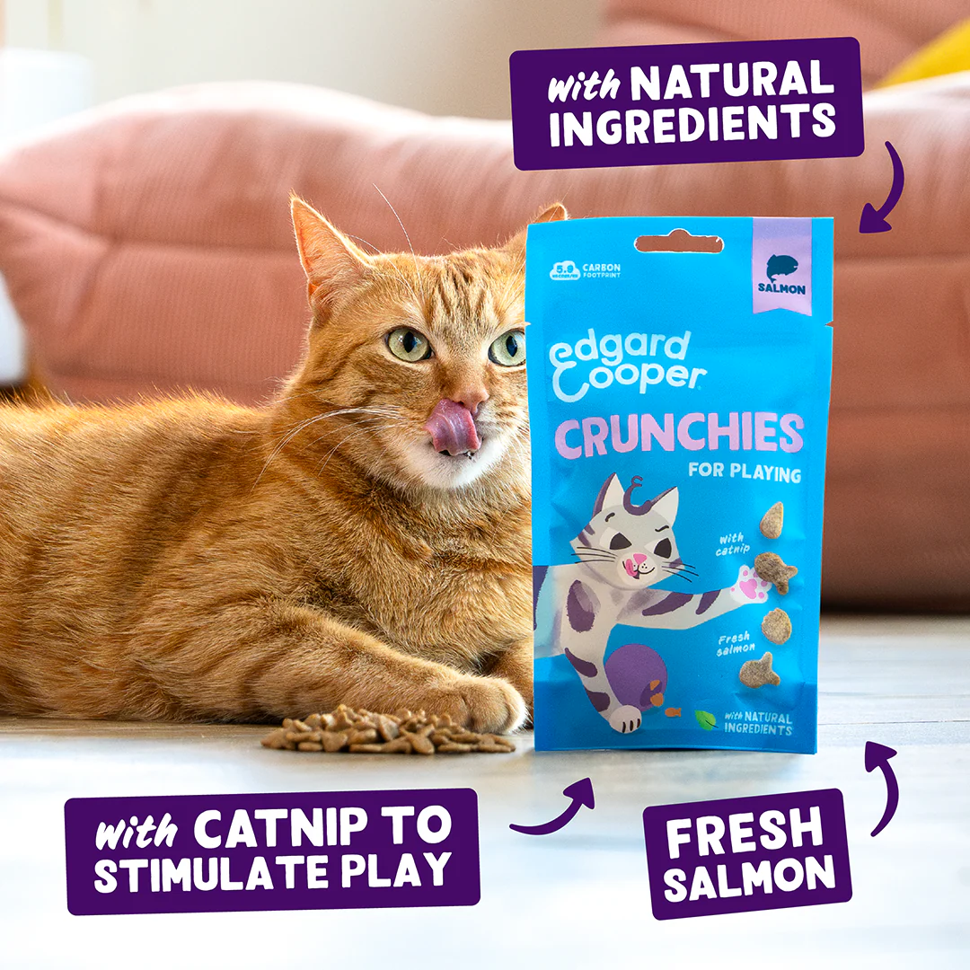 Edgard & Cooper Cat Salmon Crunchies 50g - Image 4