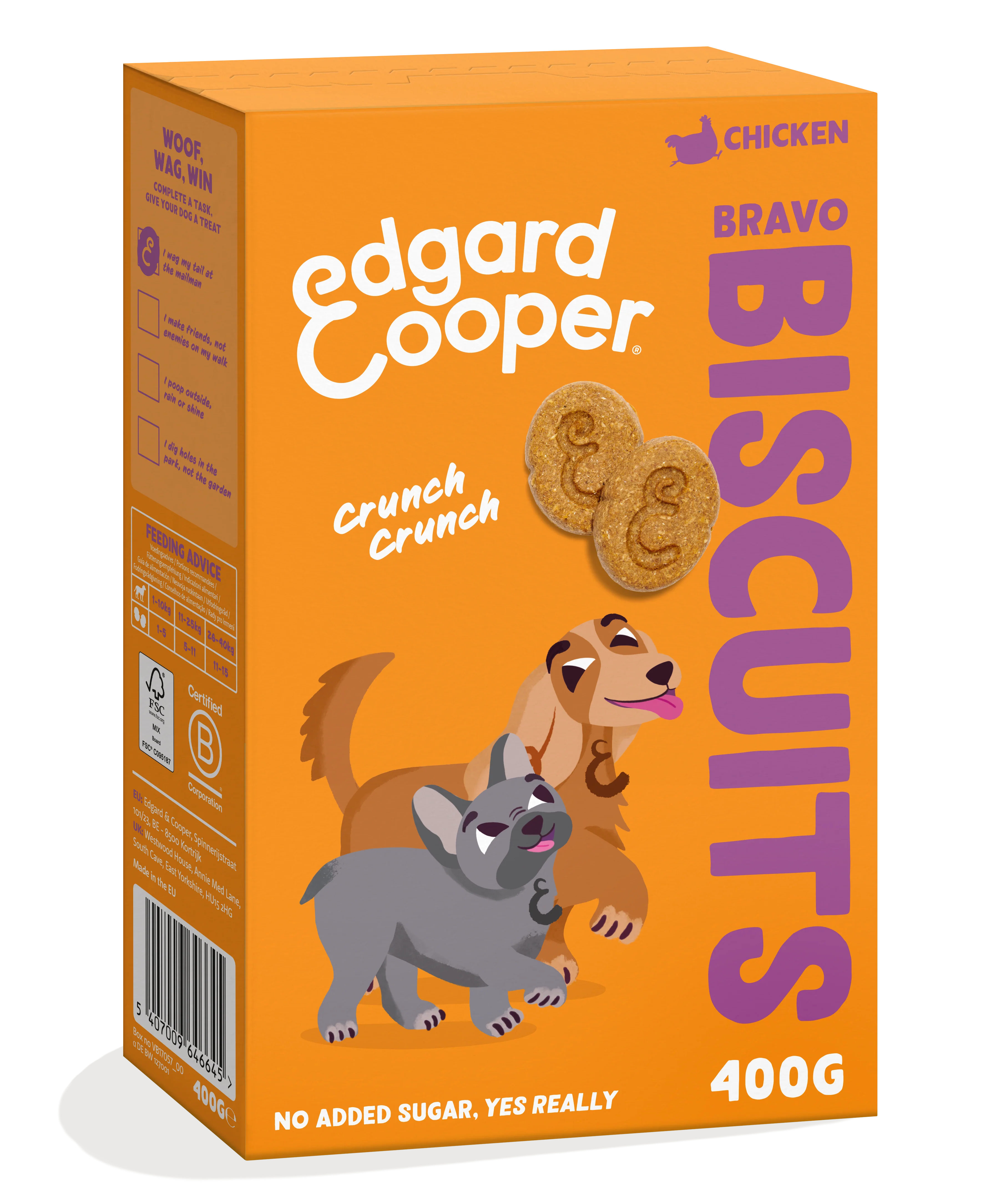 Edgard & Cooper Chicken Biscuits 400g