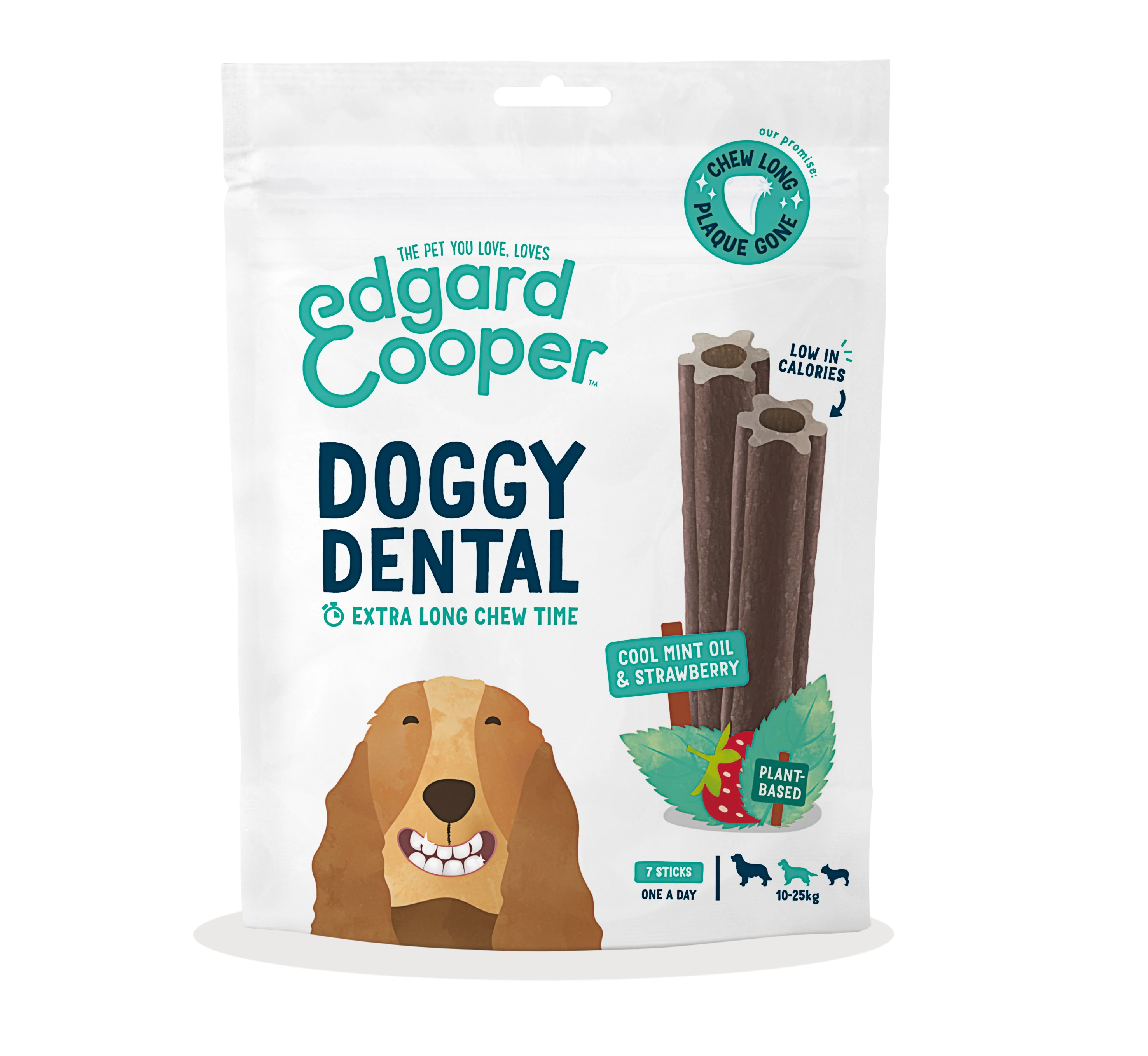 Edgard & Cooper Dog Dental Chews Strawberry & Mint - Image 2