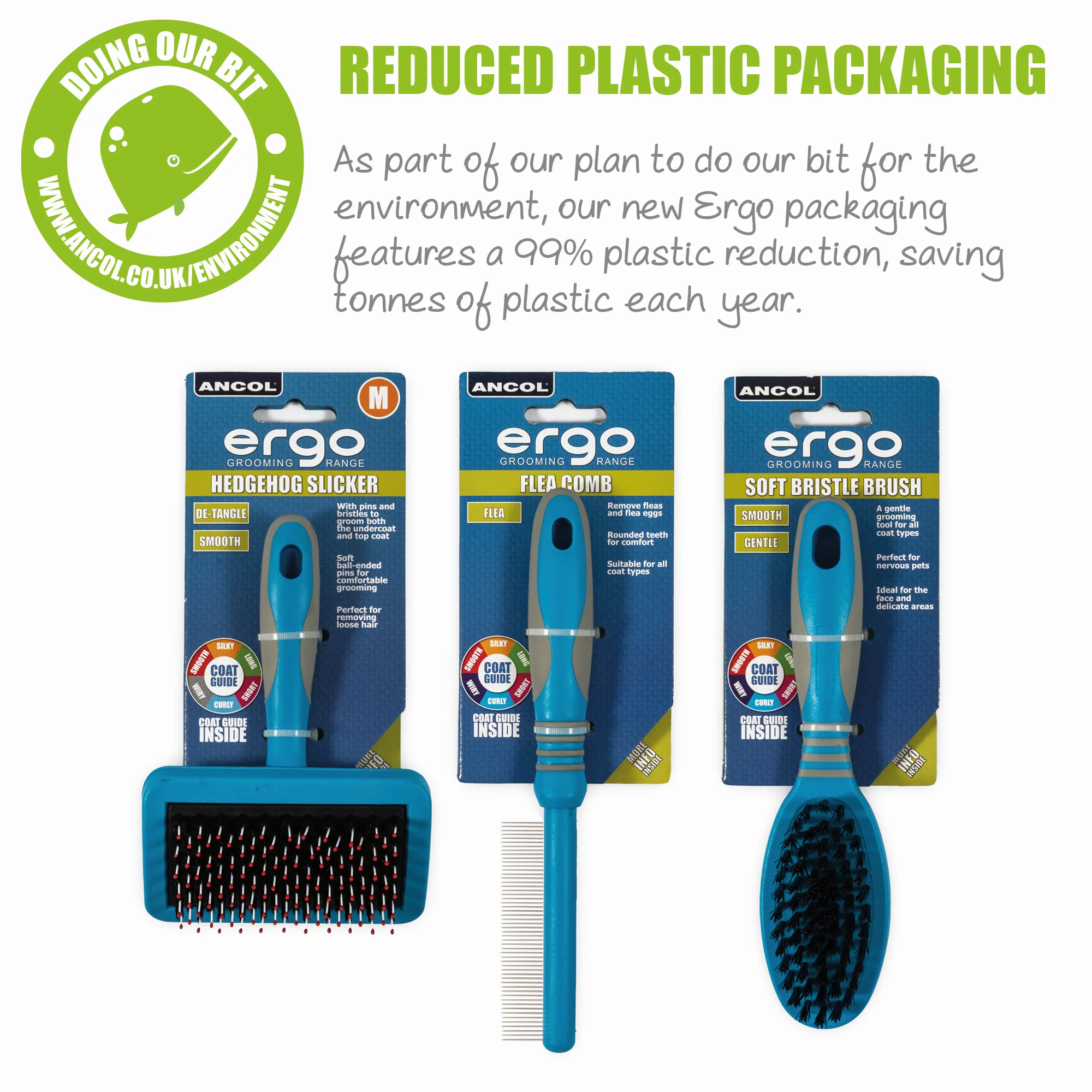 Ergo Dog Bristle Brush - Image 2