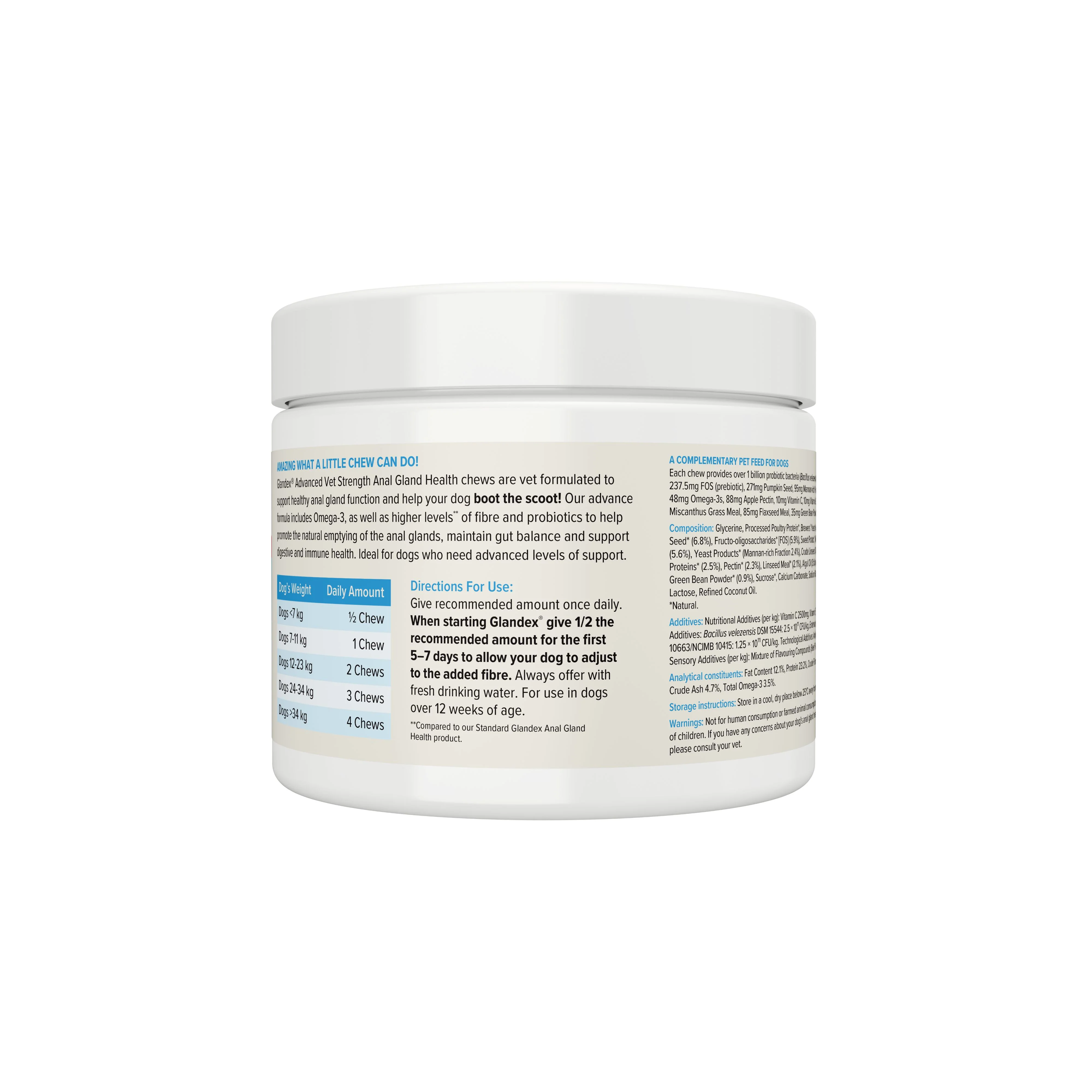Glandex Advanced Vet Strength Anal Gland Health - Image 3