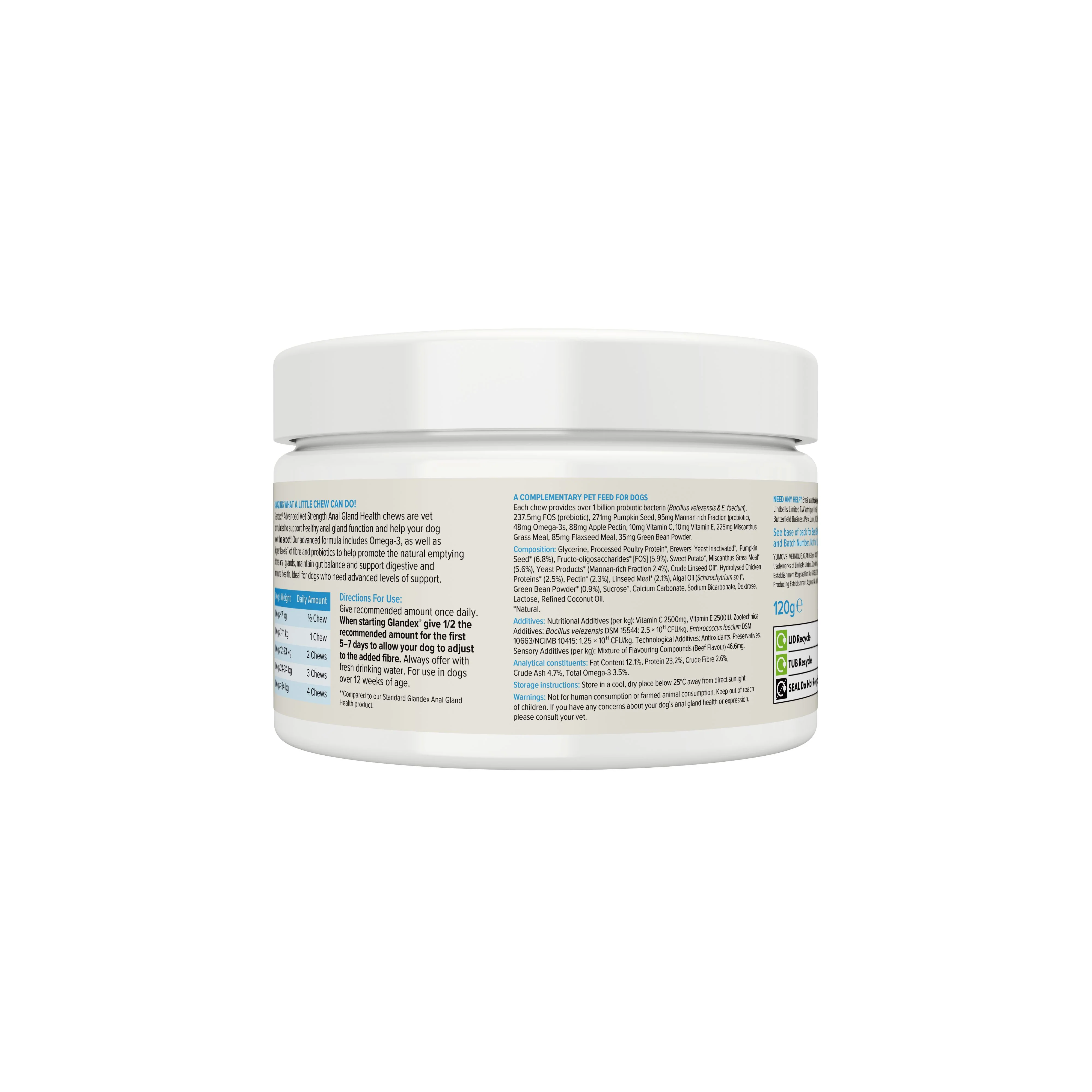 Glandex Advanced Vet Strength Anal Gland Health - Image 4