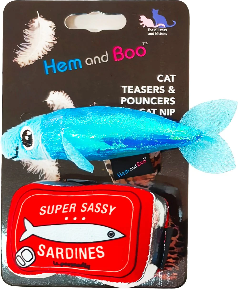 Hem and Boo Sardine and Tin Cat Toy - Image 3