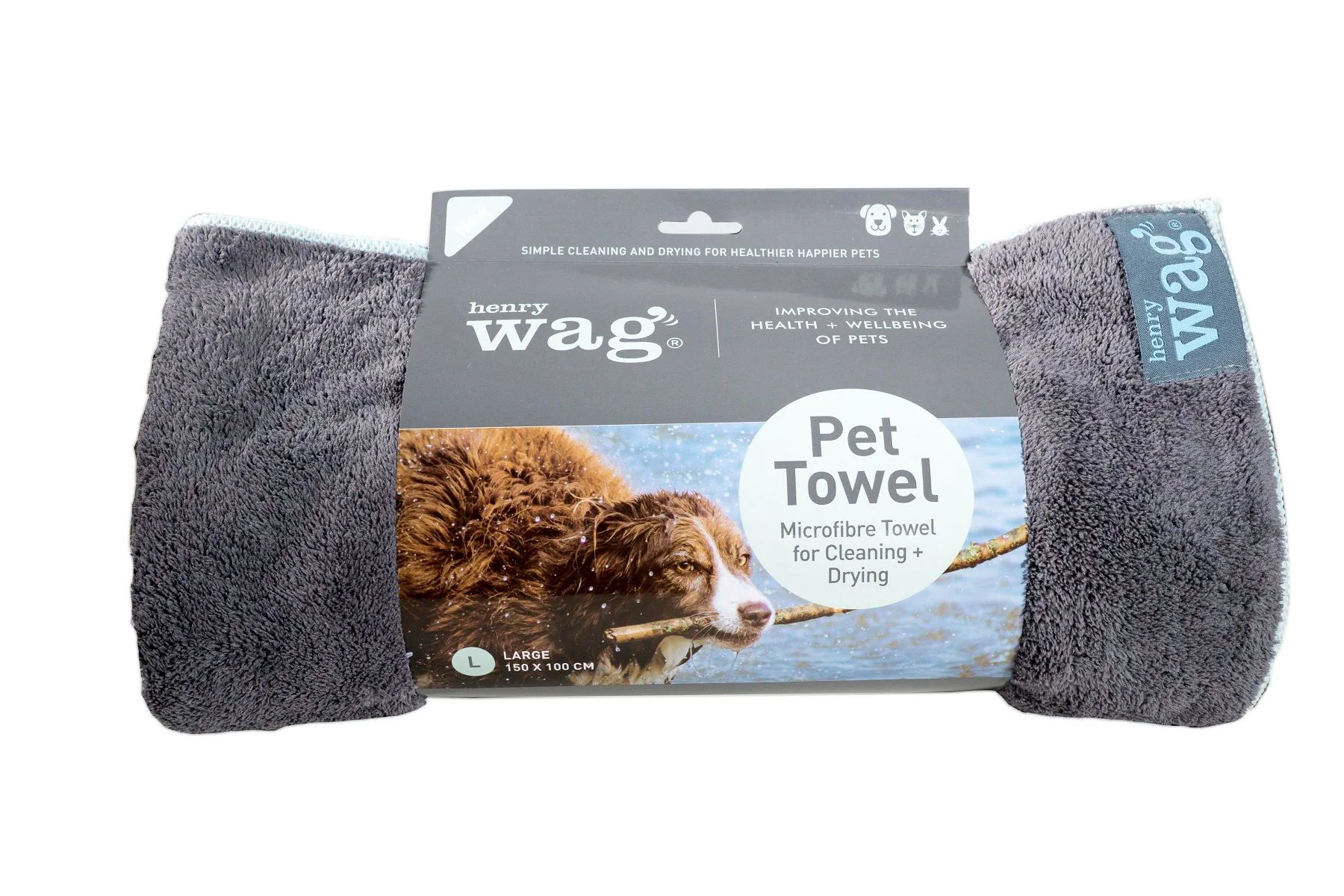 Henry Wag Microfibre Cleaning Towel - Image 2