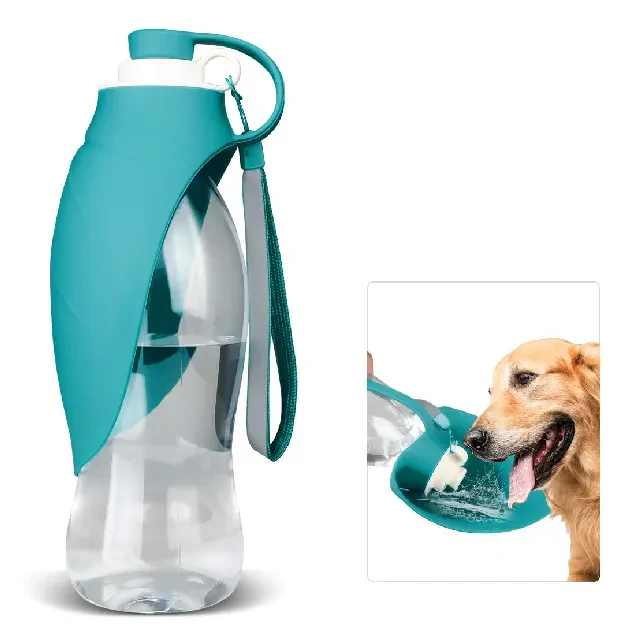 Henry Wag Water Bottle With Leaf Bowl Blue - Image 4