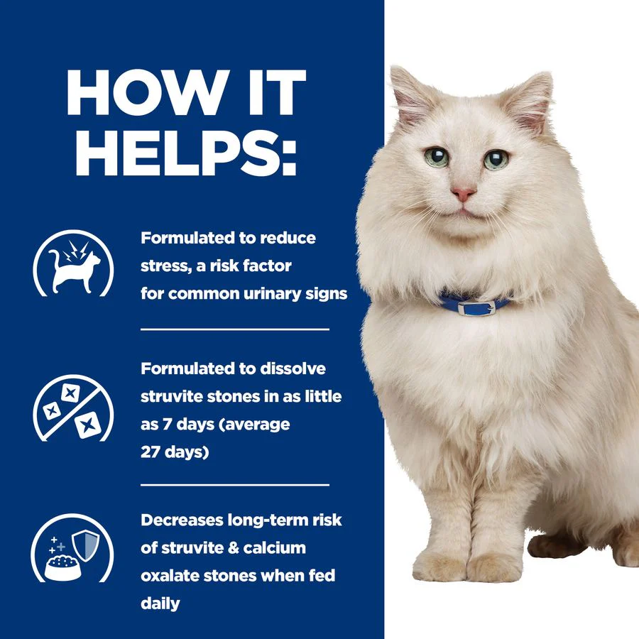 Hill's™ Prescription Diet™ c/d™ Multicare Stress Urinary Care Stew Cat Food with Chicken & added Vegetables can - Image 5