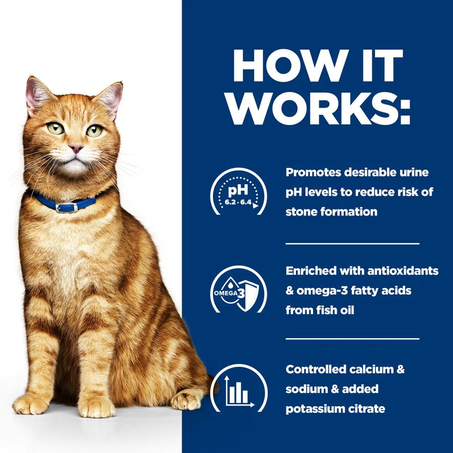 Hill's™ Prescription Diet™ c/d™ Multicare Urinary Care Wet Cat Food with Chicken 85g Pouch - Image 6
