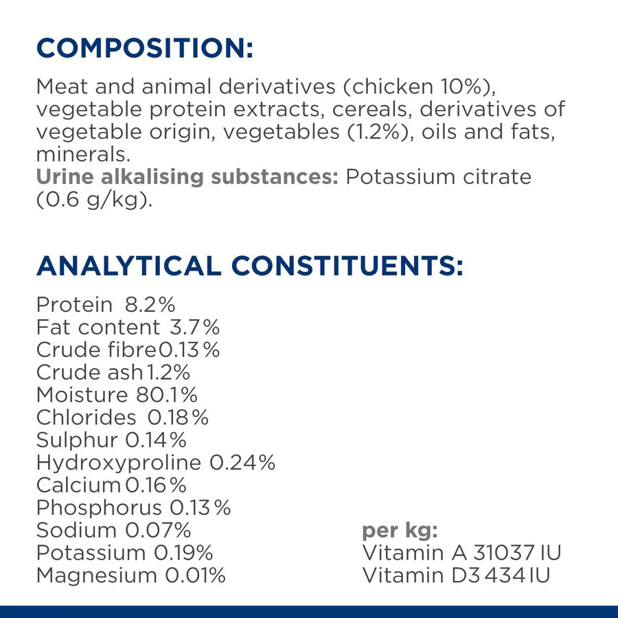 Hill's™ Prescription Diet™ c/d Multicare Urinary Care Stew Cat Food with Chicken & added Vegetables - Image 8
