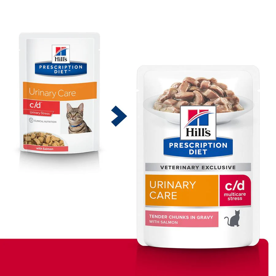 Hill's™ Prescription Diet™ c/d™ Urinary Stress Cat Food with Salmon - Image 3