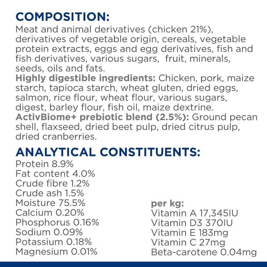 Hill's™ Prescription Diet™ Gastrointestinal Biome Wet Cat Food with Chicken - Image 8