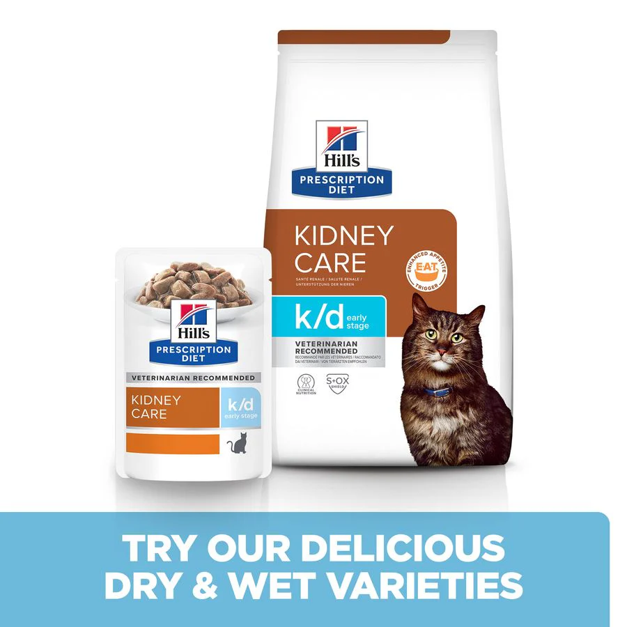 Hill's Prescription Diet k/d Early Stage Kidney Care Cat Pouch - Image 7
