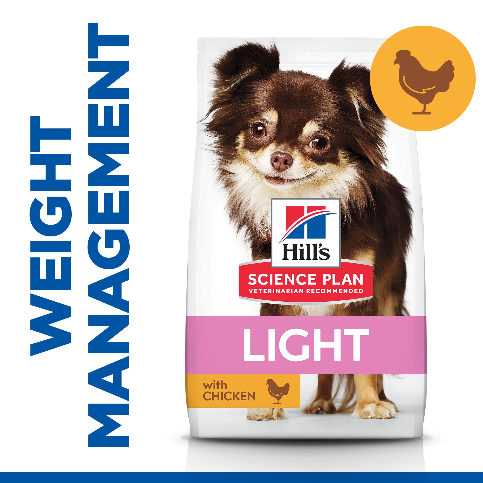 Hill'sâ„¢ Science Plan Adult Light Small & Mini Dry Dog Food Chicken Flavour 1.5kg