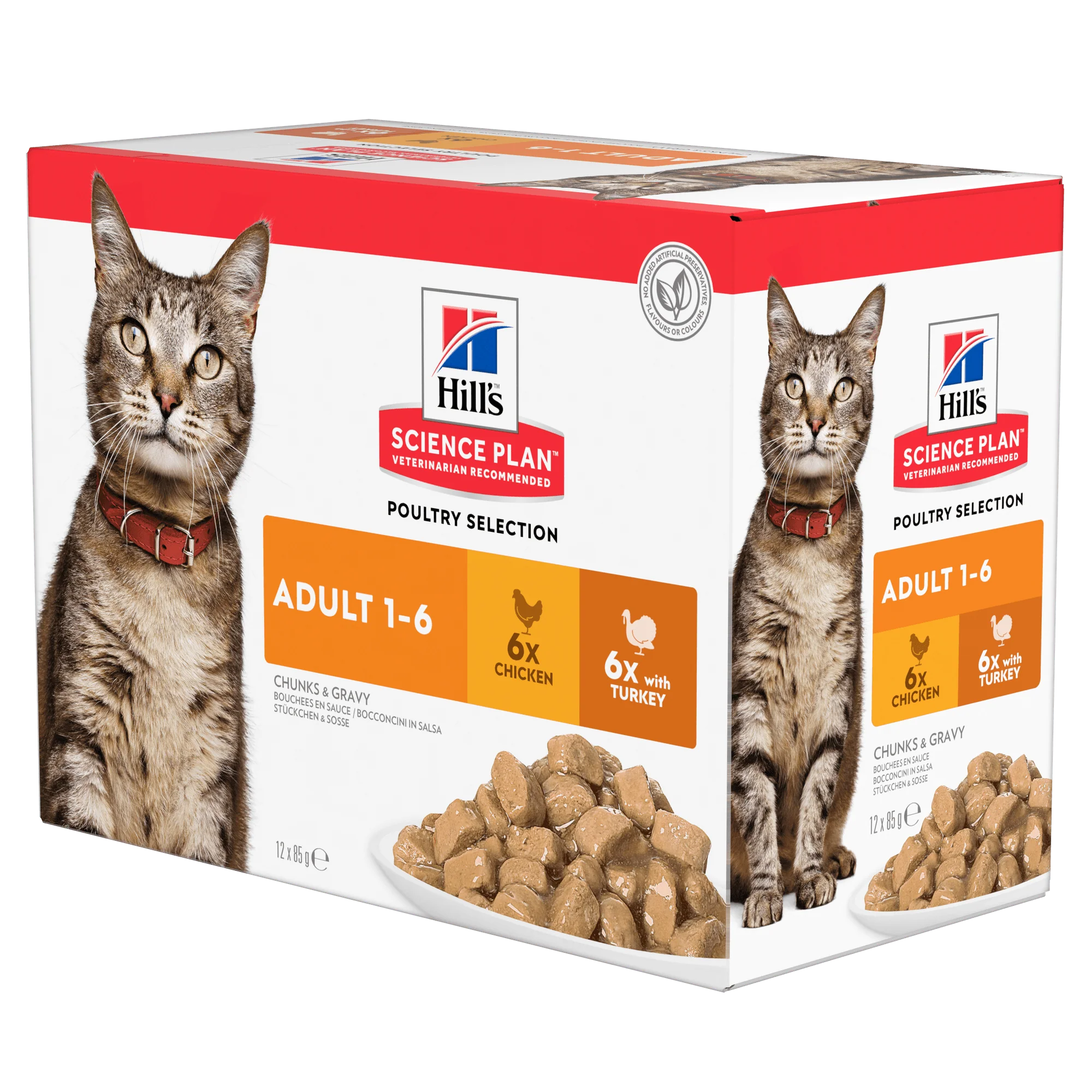 Hill's™ Science Plan Adult Wet Cat Multipack Chicken & Turkey - Image 2