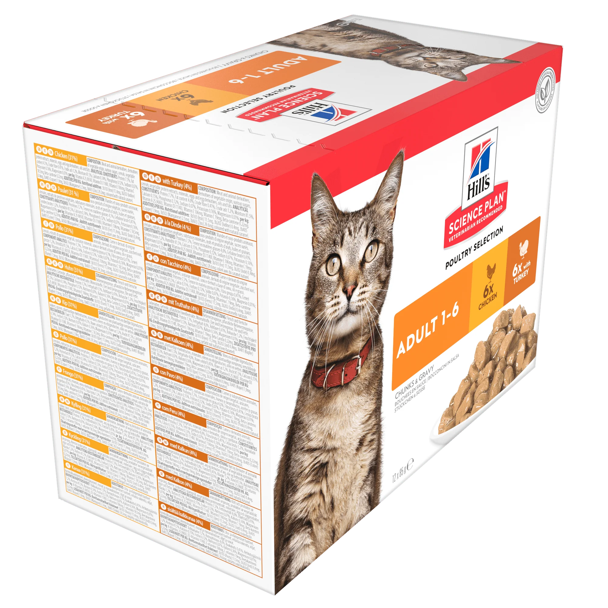 Hill's™ Science Plan Adult Wet Cat Multipack Chicken & Turkey - Image 3