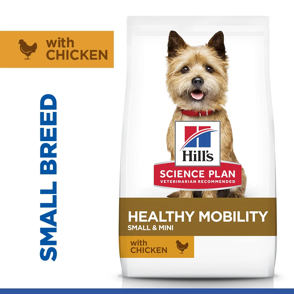 Hill'sâ„¢ Science Plan Healthy Mobility Adult Small & Mini Breed Dry Dog Food with Chicken 1.5kg
