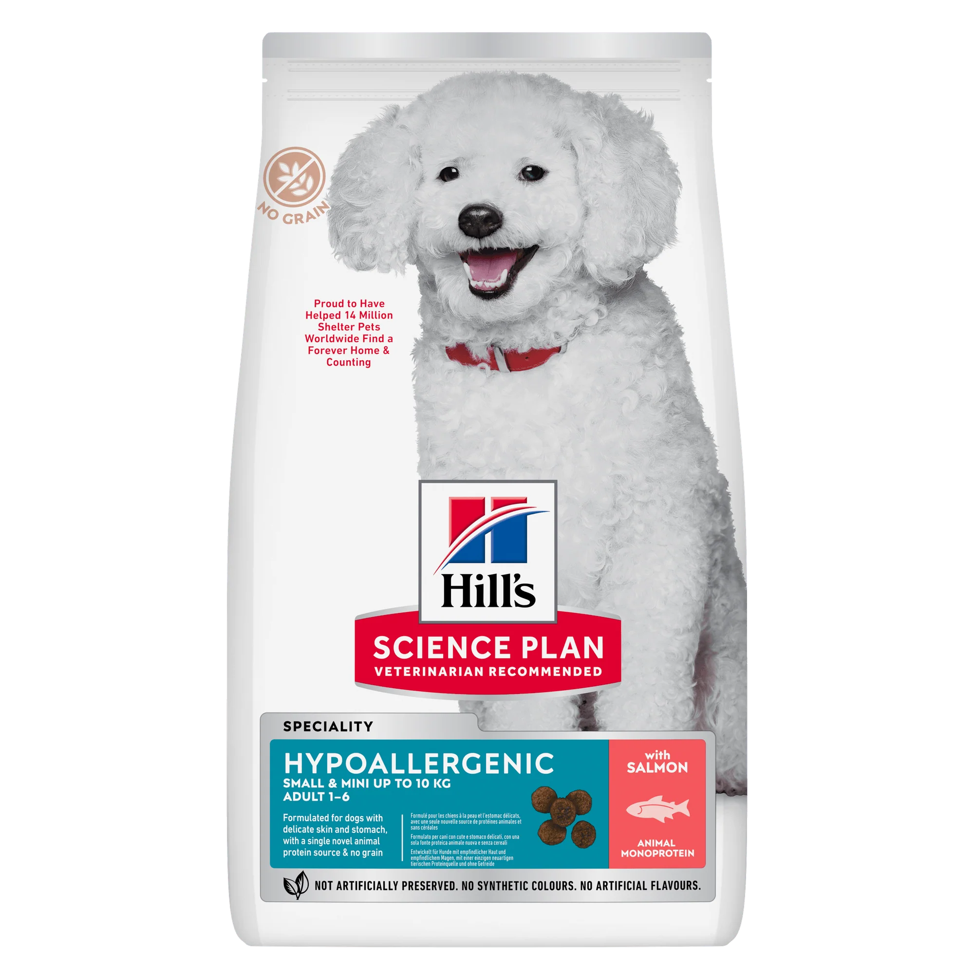 Hill's™ Science Plan Hypoallergenic Adult Small & Mini Breed Dry Dog Food with Salmon 1.5kg - Image 2