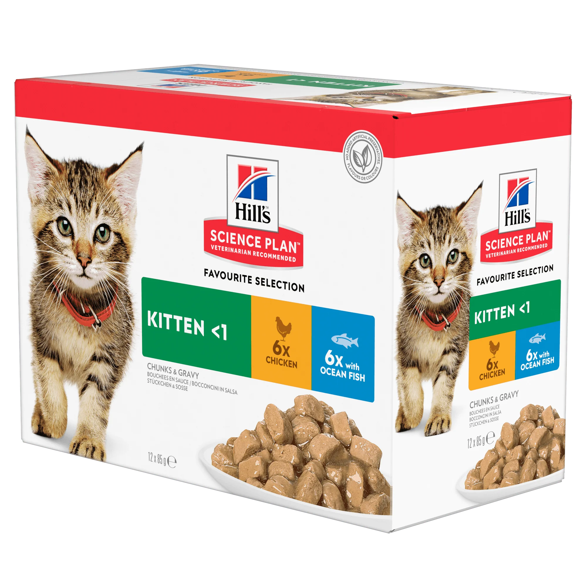 Hill's Science Plan Kitten Wet Food Multipack Chicken & Ocean Fish Flavour - Image 6
