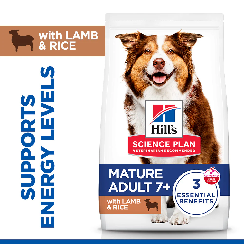 Hill's™ Science Plan Mature Adult 7+ Medium Dry Dog Food Lamb & Rice Flavour 14kg